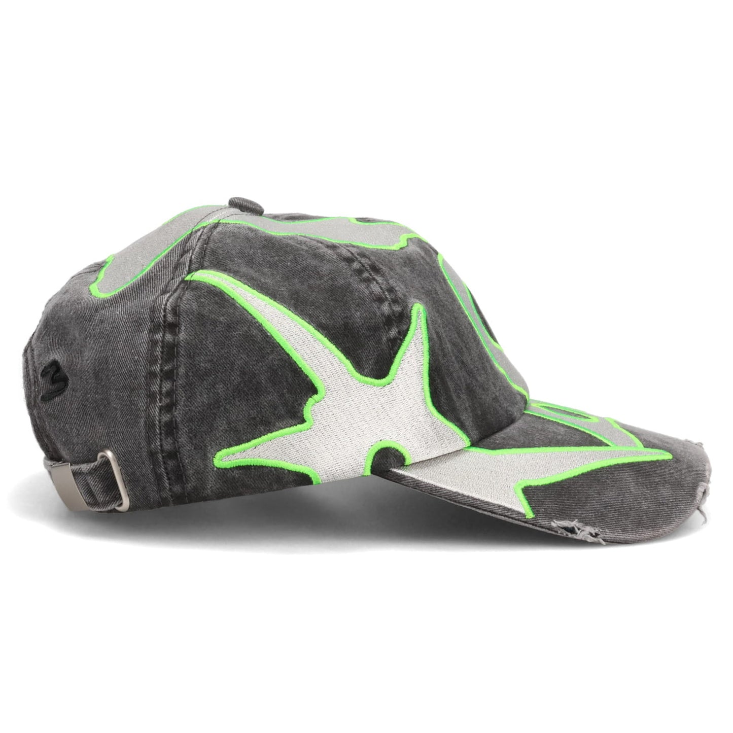 THIRTY THREE AND A THIRD BASEBALL CAP / BLACK WASH/SHARP GREEN