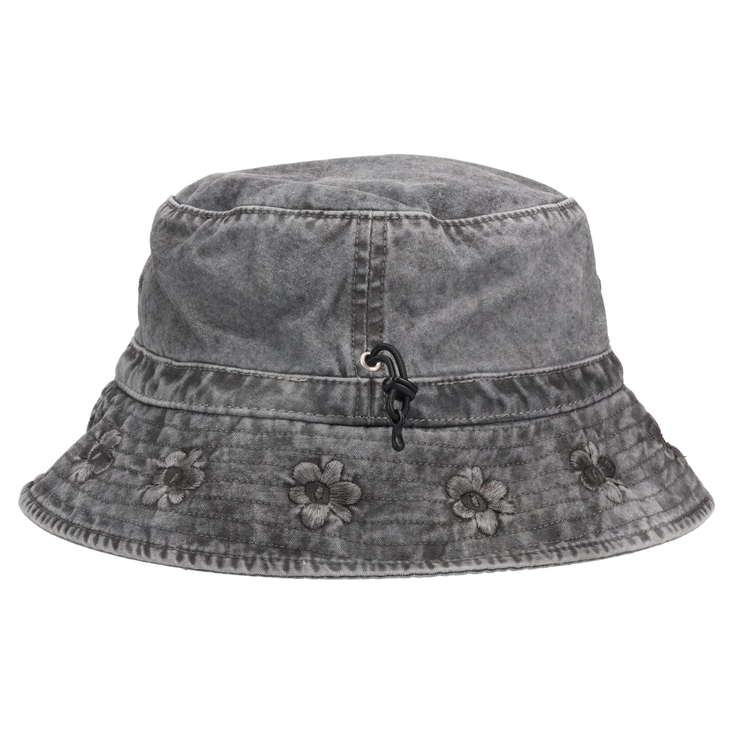 GESTURES SUN HAT / BLACK WASH