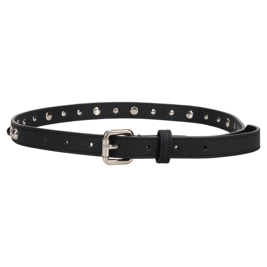 LINE UP NARROW BELT FROM AFAR / BLACK