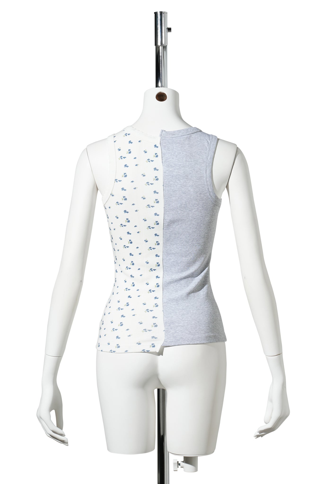 SMOKE AND MIRRORS SPLIT RACER TANK / MULTI