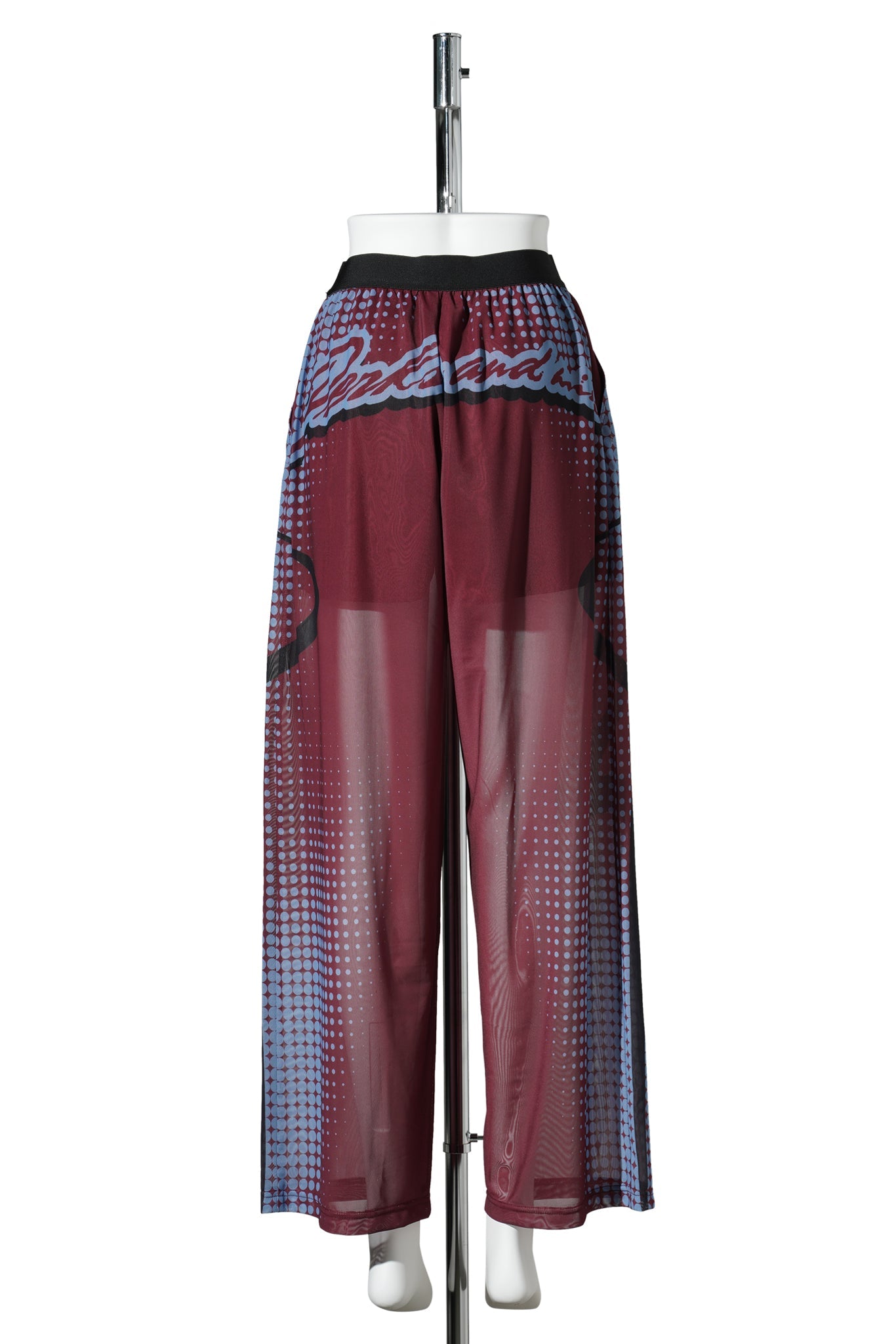 STIPPLE MESH PANTS / BRICK RED