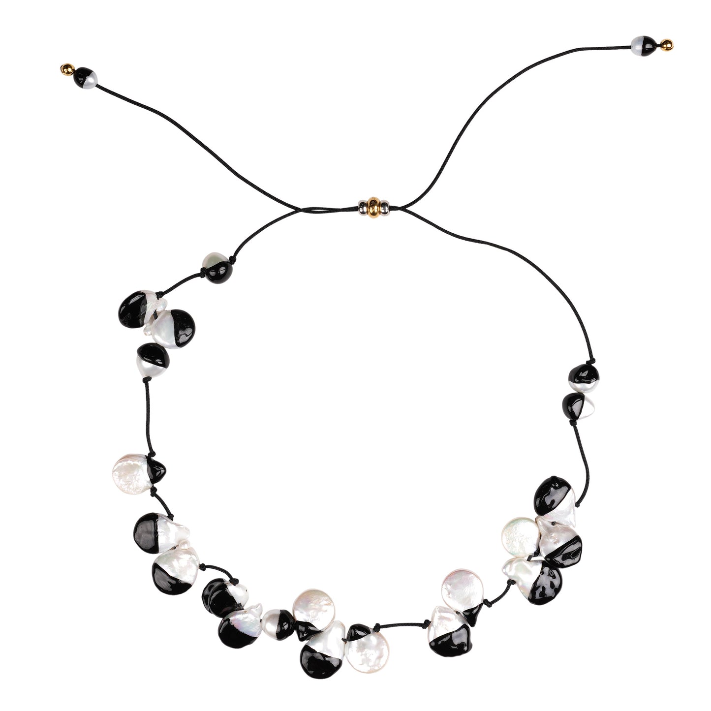 VACANZA PEARL NECKLACE / BLACK