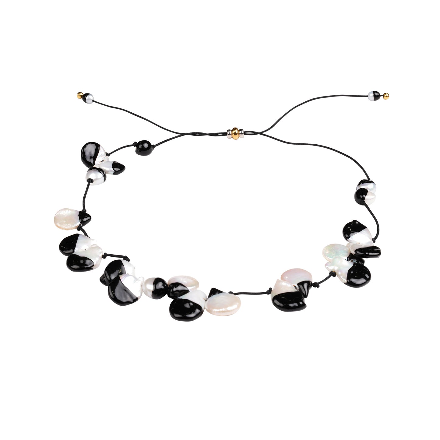 VACANZA PEARL NECKLACE / BLACK