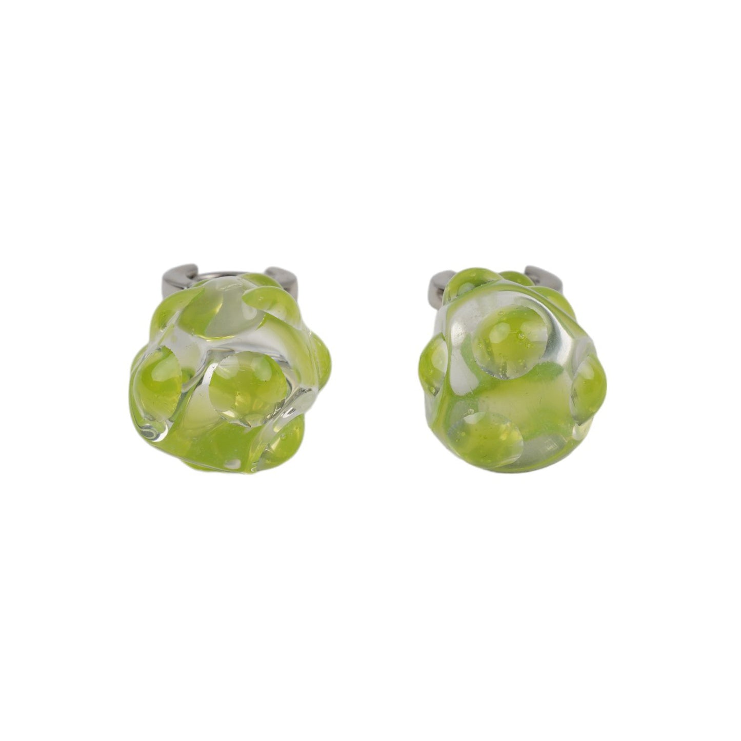 COMET EARRINGS / GREEN