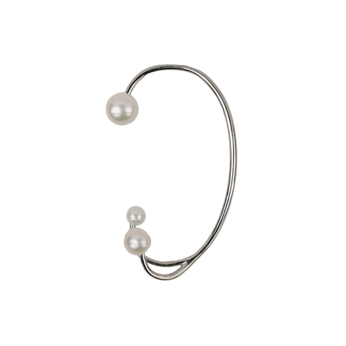 THREE POINT PERLA CUFF / SILVER