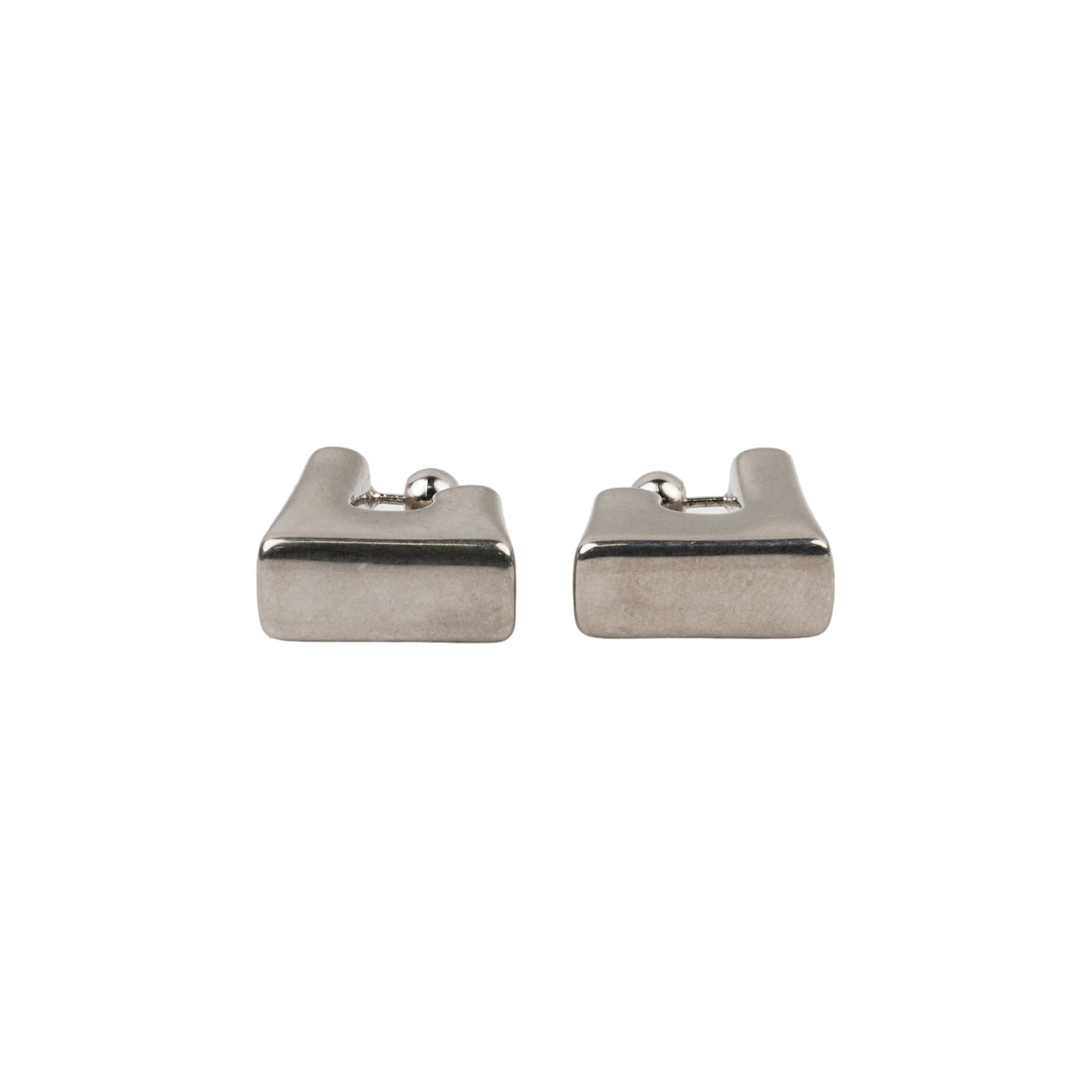 CUBO EARRINGS / SILVER