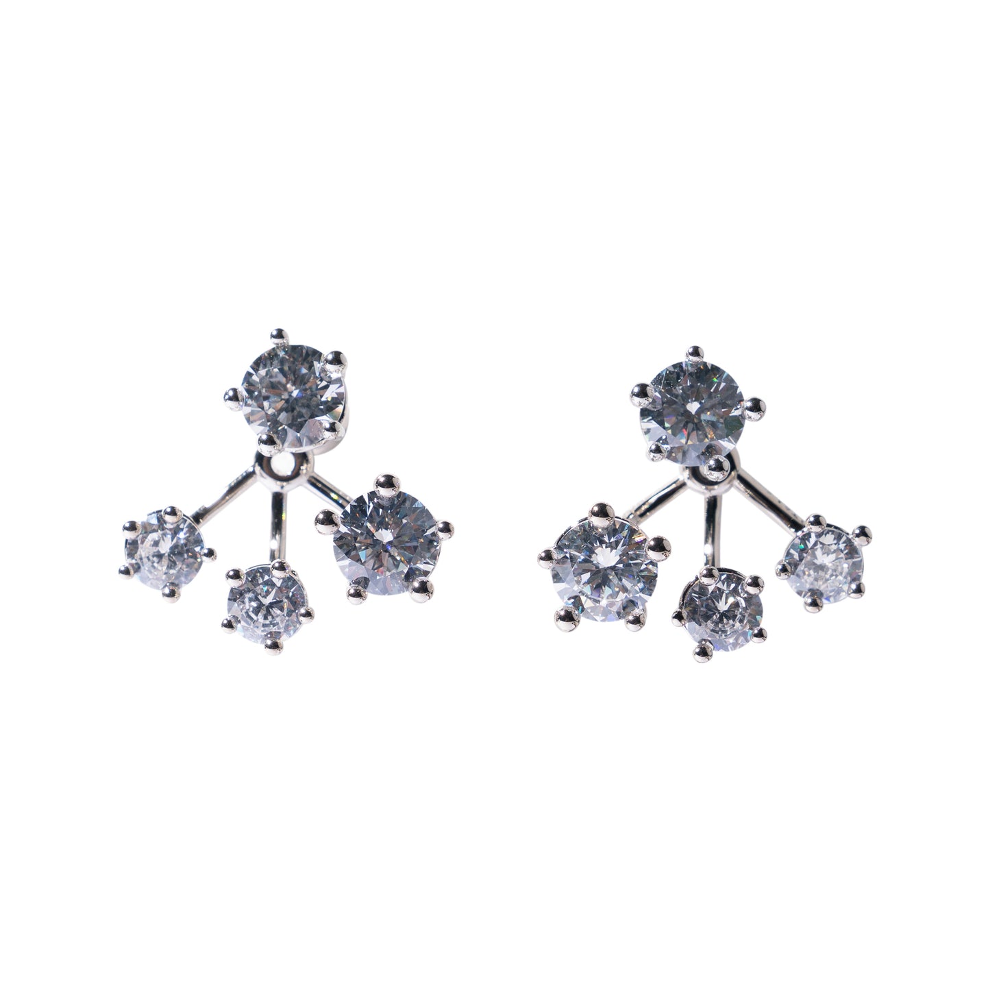 CONSTELLATION CLUSTER EARRINGS / SILVER