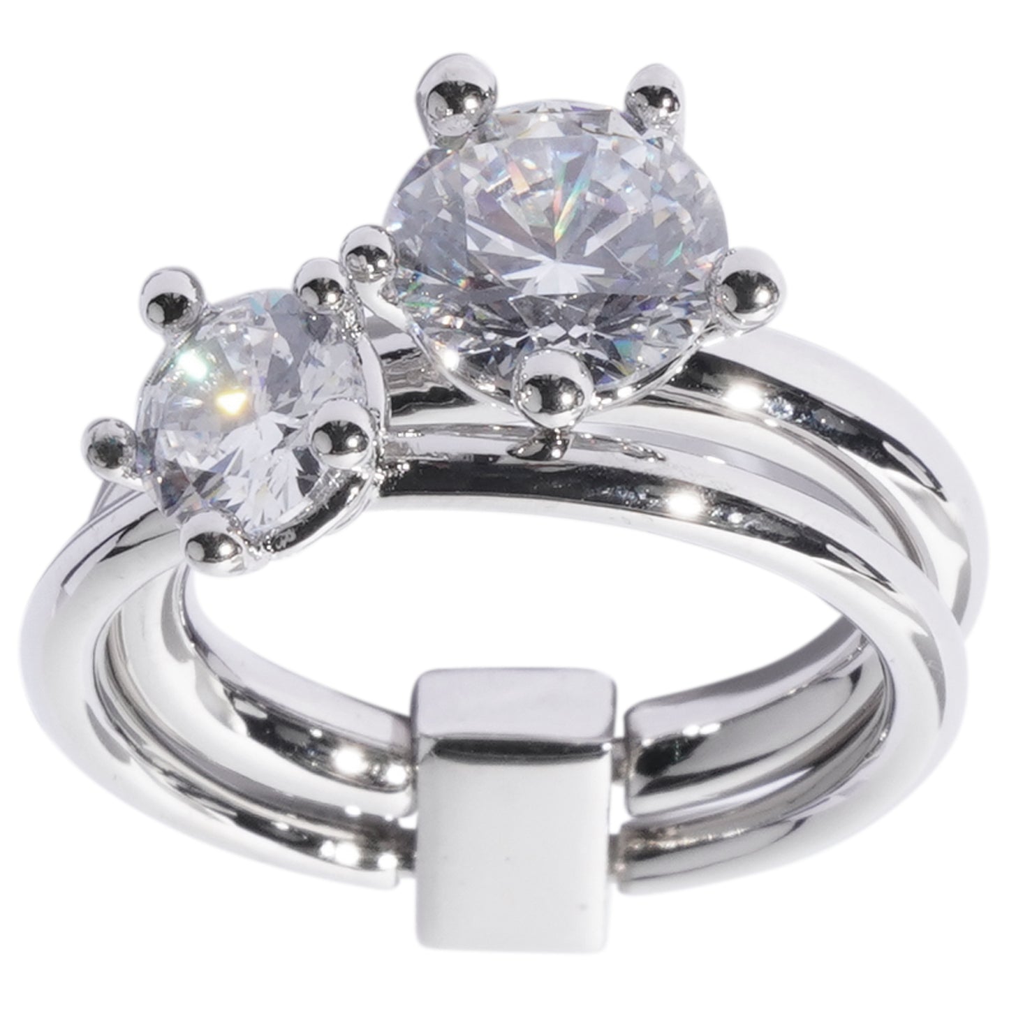 DIAMANTI SOLAR RING / SILVER