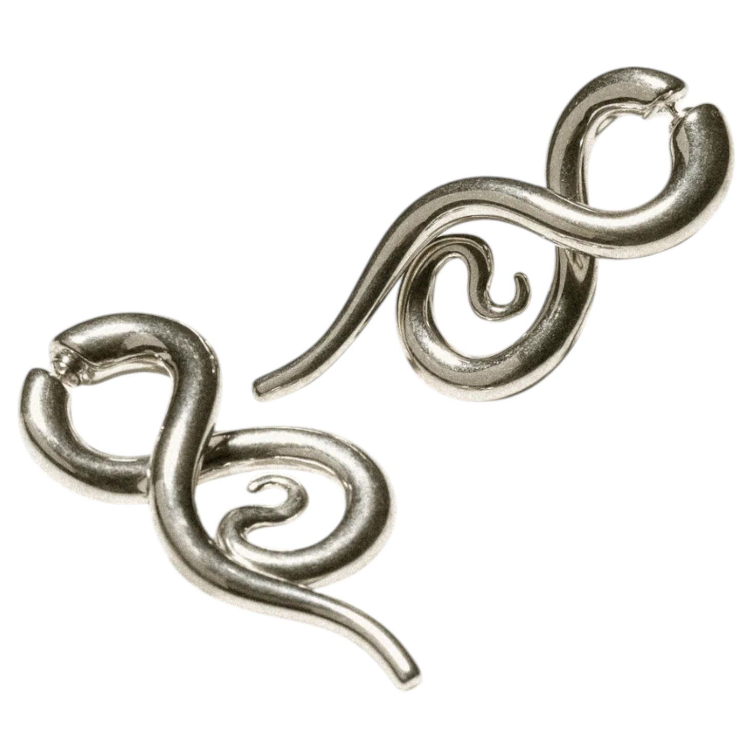 BOA EARRINGS MEDIUM / SILVER