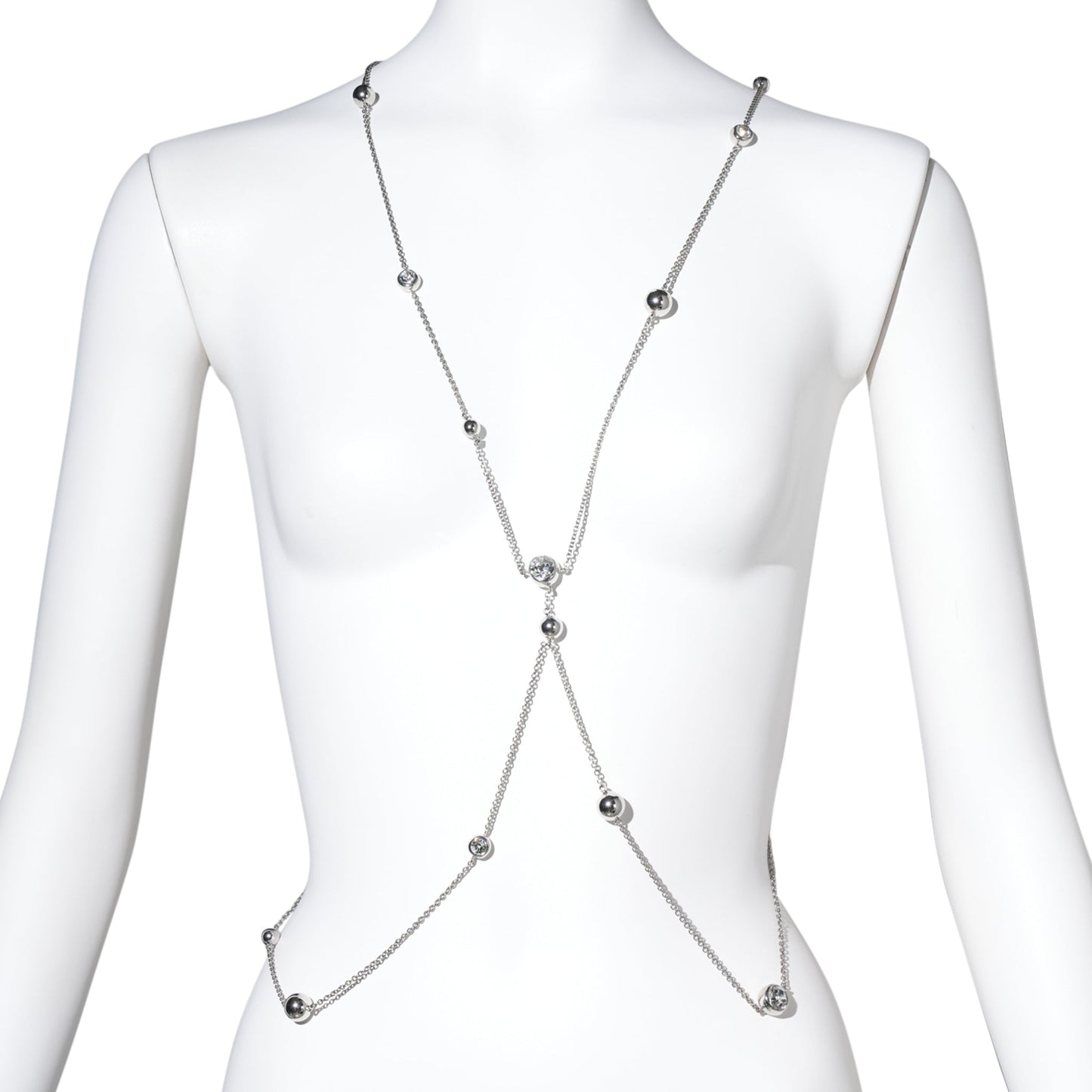 DIAMANTI BODY CHAIN / SILVER