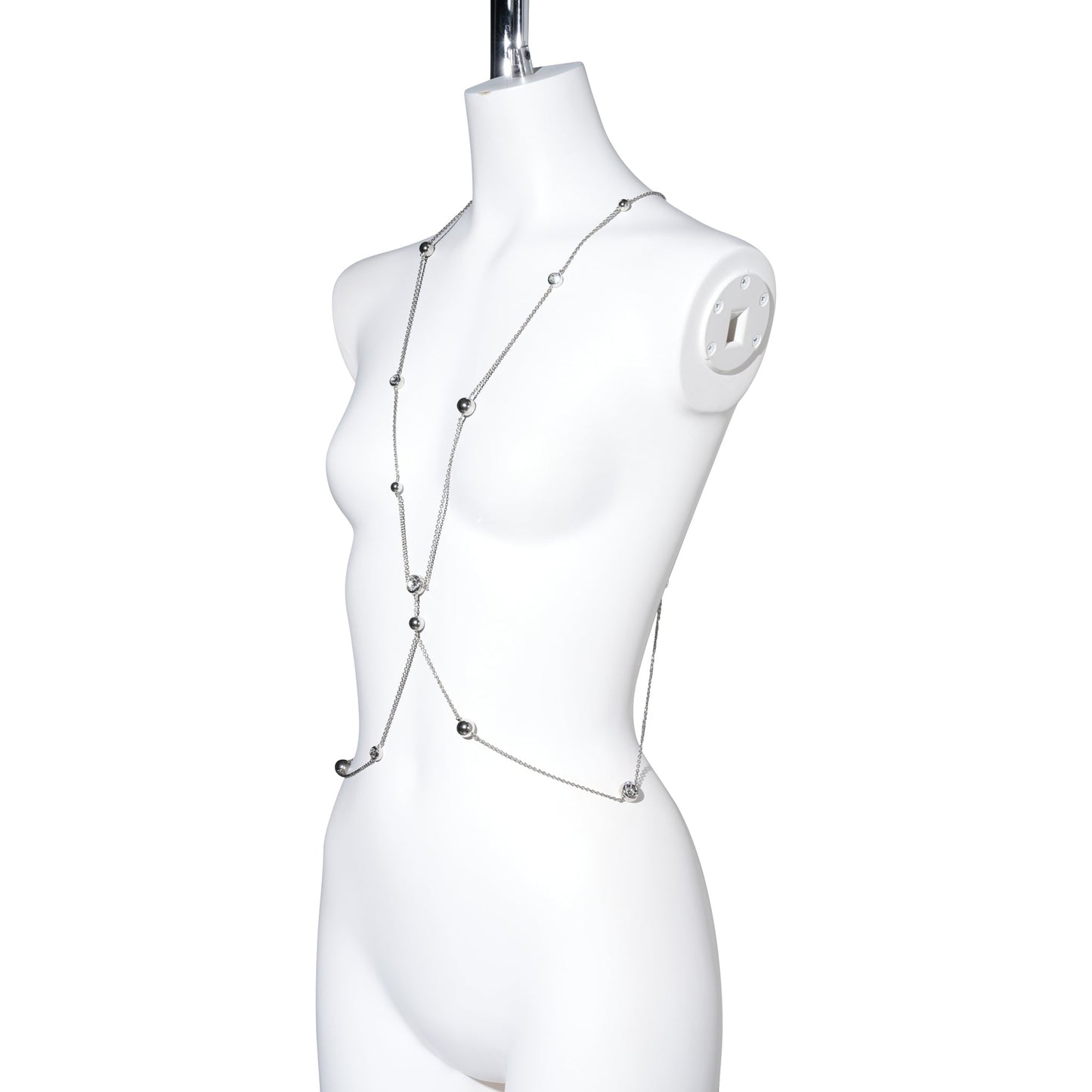 DIAMANTI BODY CHAIN / SILVER