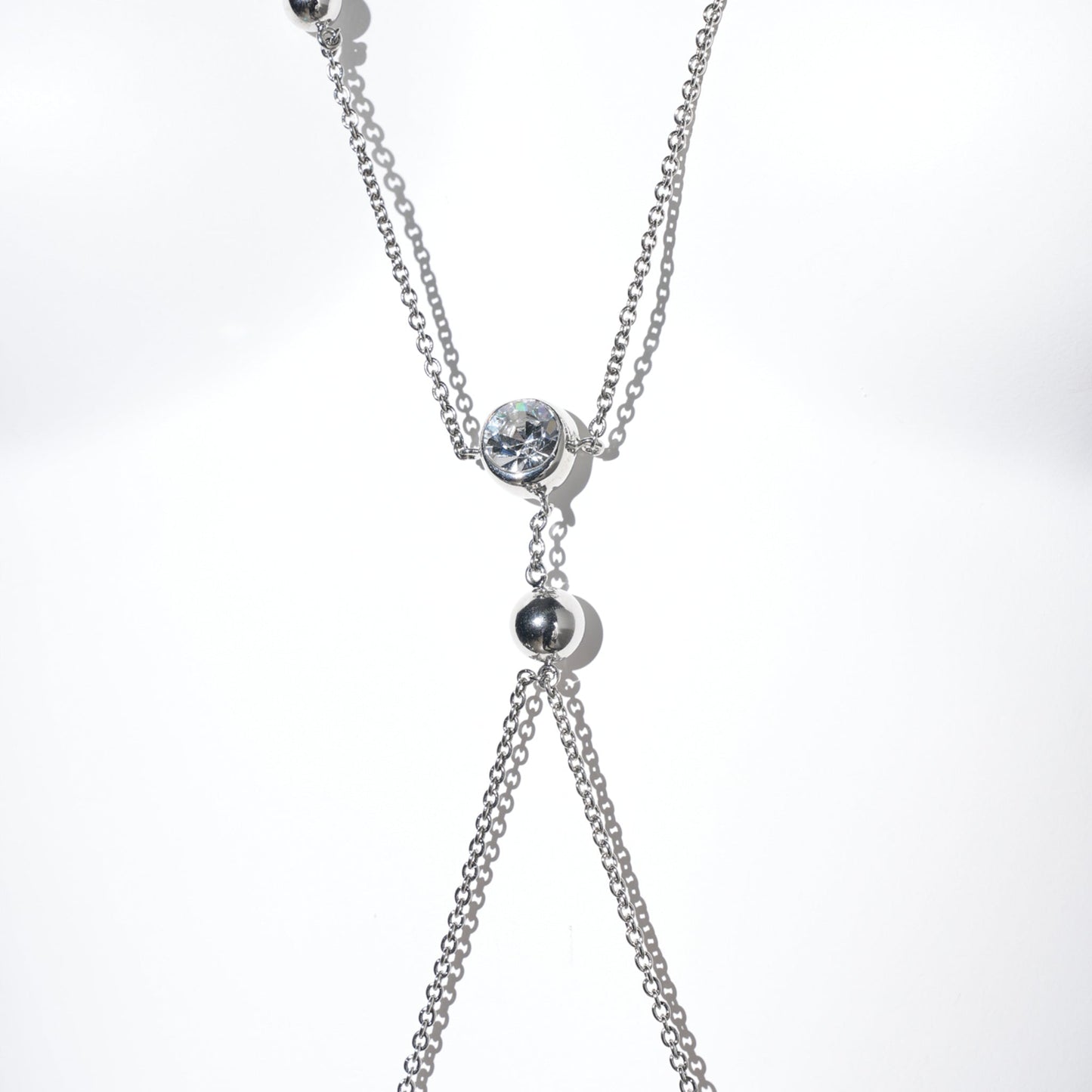 DIAMANTI BODY CHAIN / SILVER