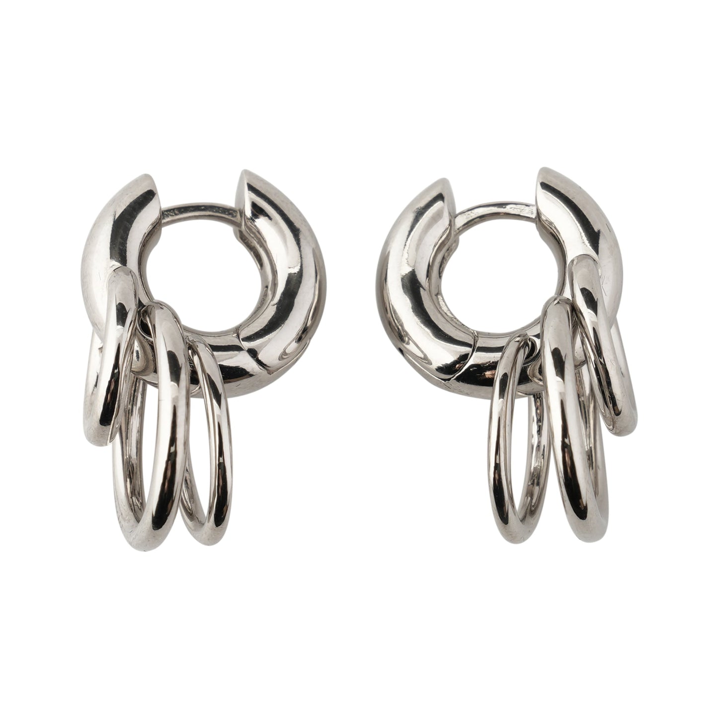 PIERCED HUGGIES / SILVER