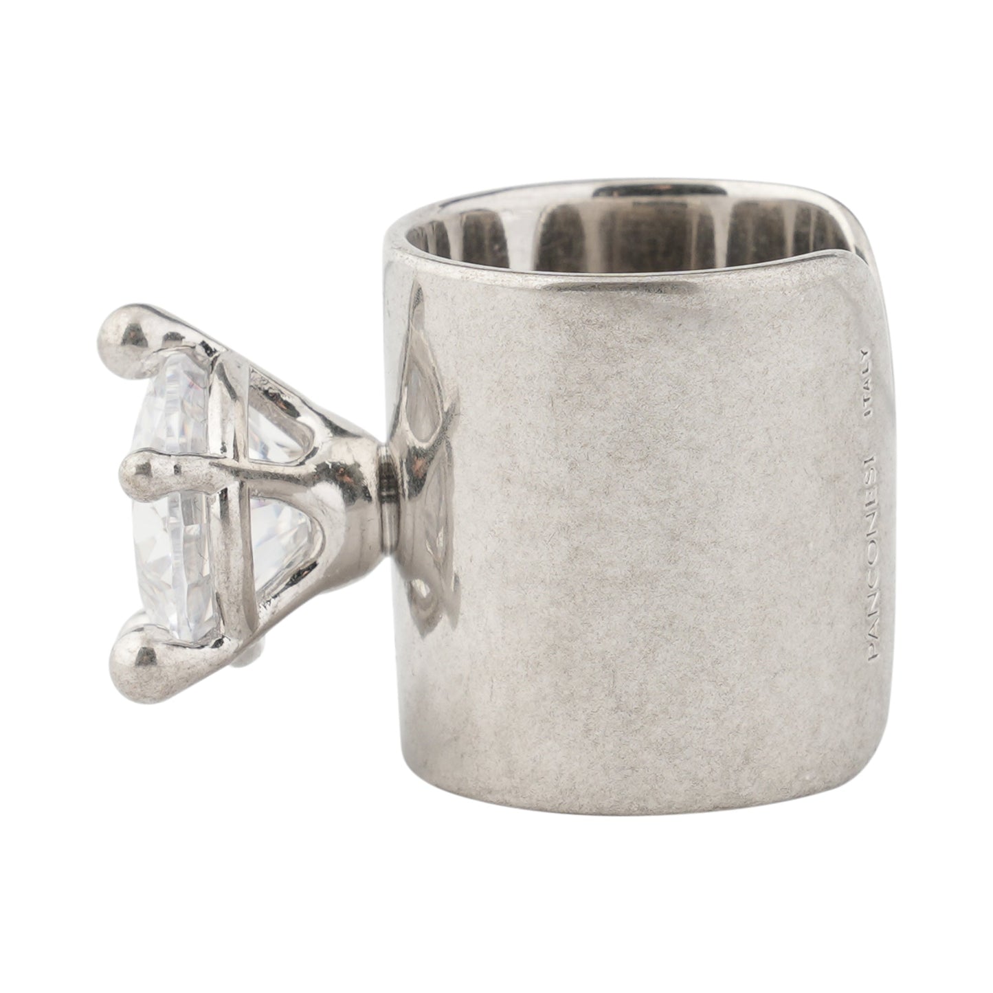DIAMANTI ARMOUR RING LARGE / SILVER