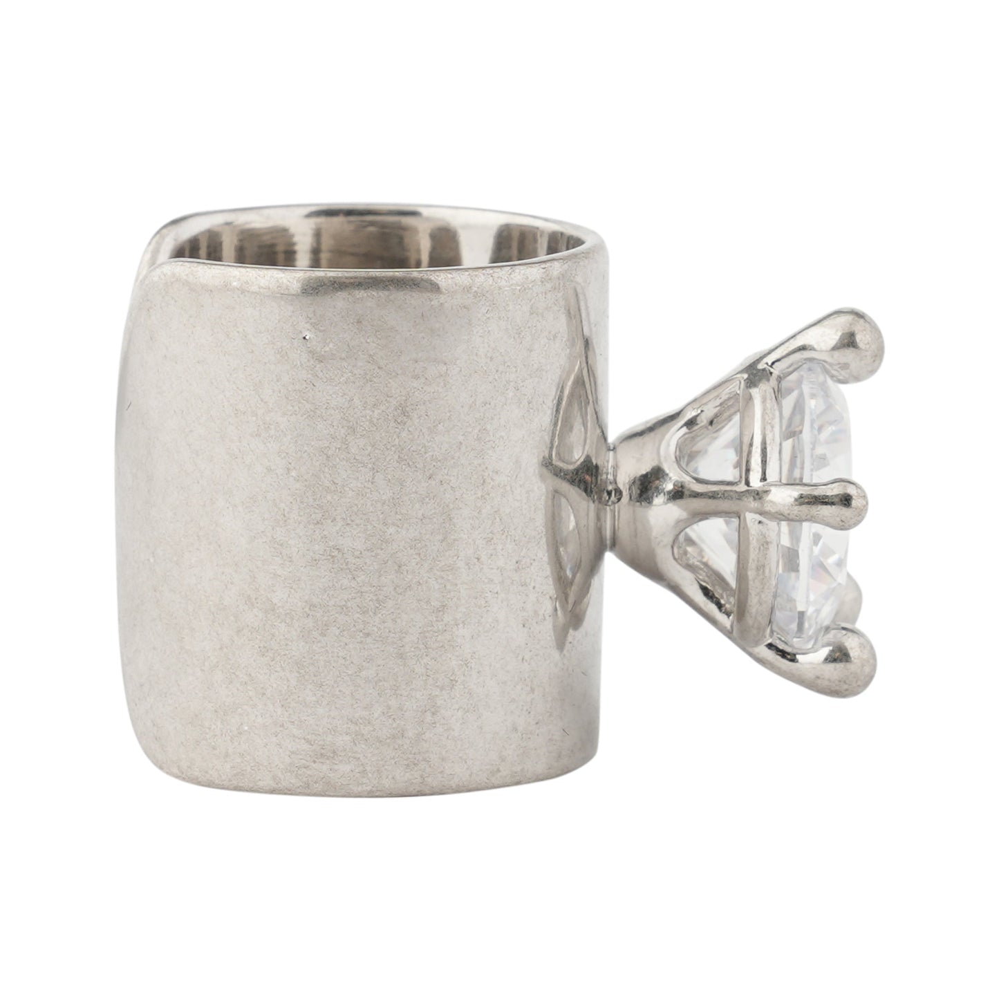 DIAMANTI ARMOUR RING LARGE / SILVER