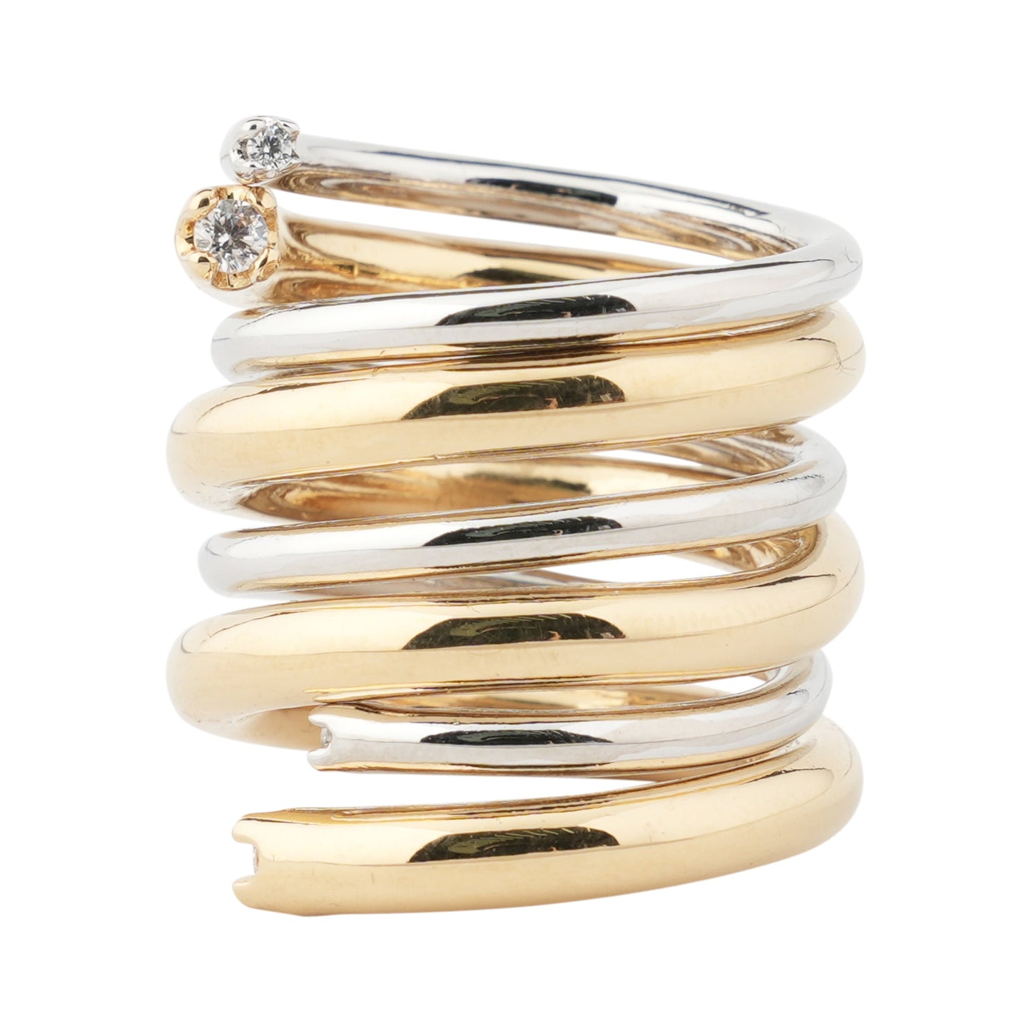 ORBIT RING / SILVER/GOLD