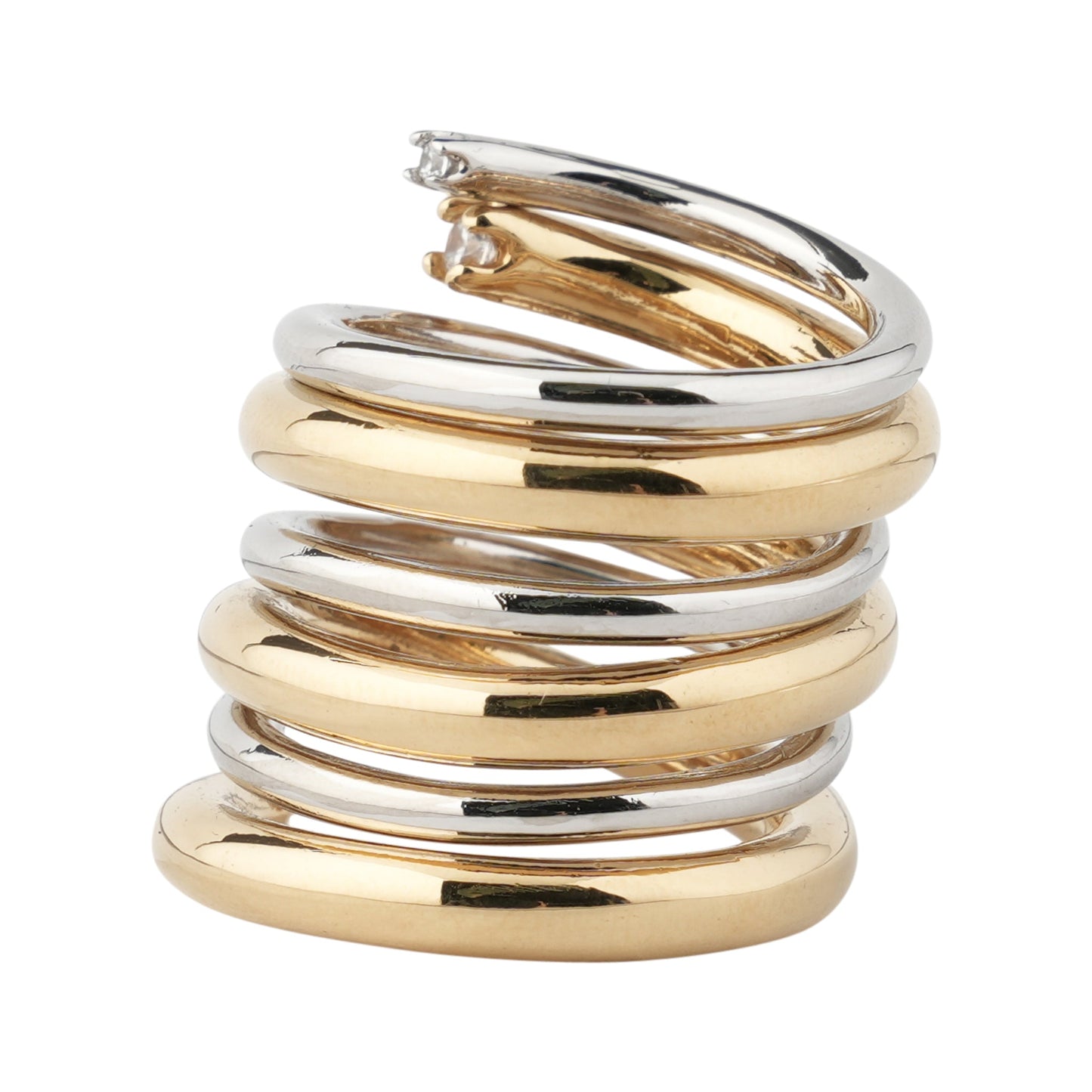 ORBIT RING / SILVER/GOLD