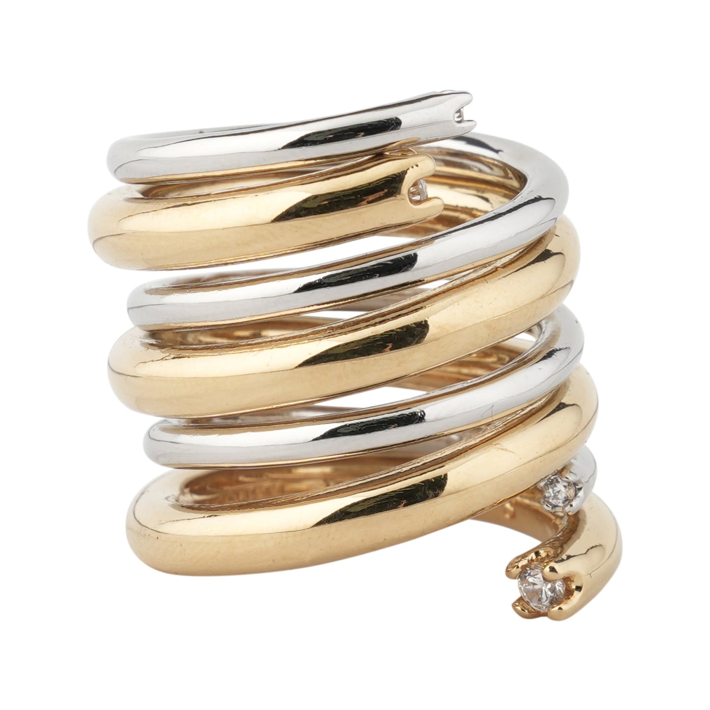 ORBIT RING / SILVER/GOLD