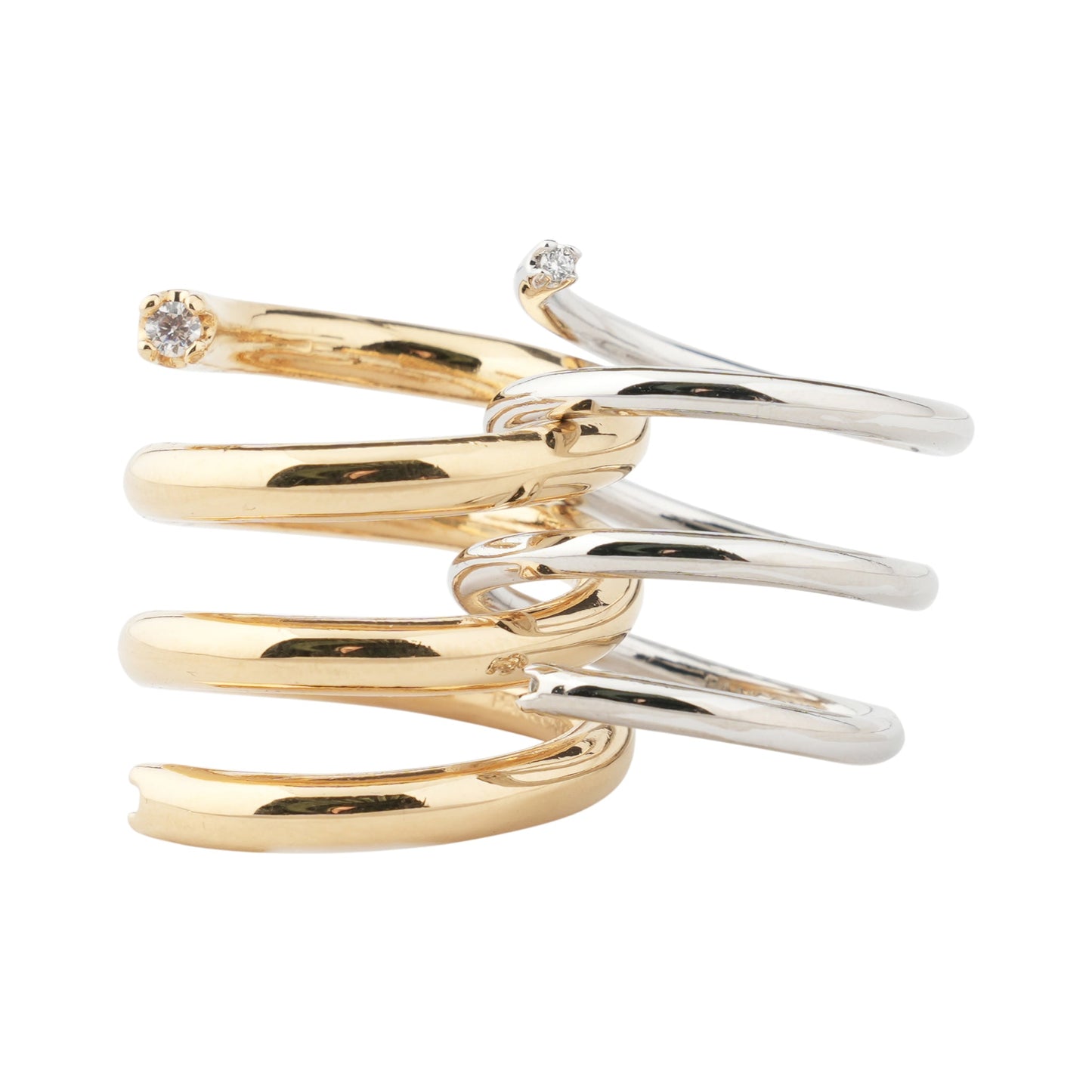 ORBIT RING / SILVER/GOLD