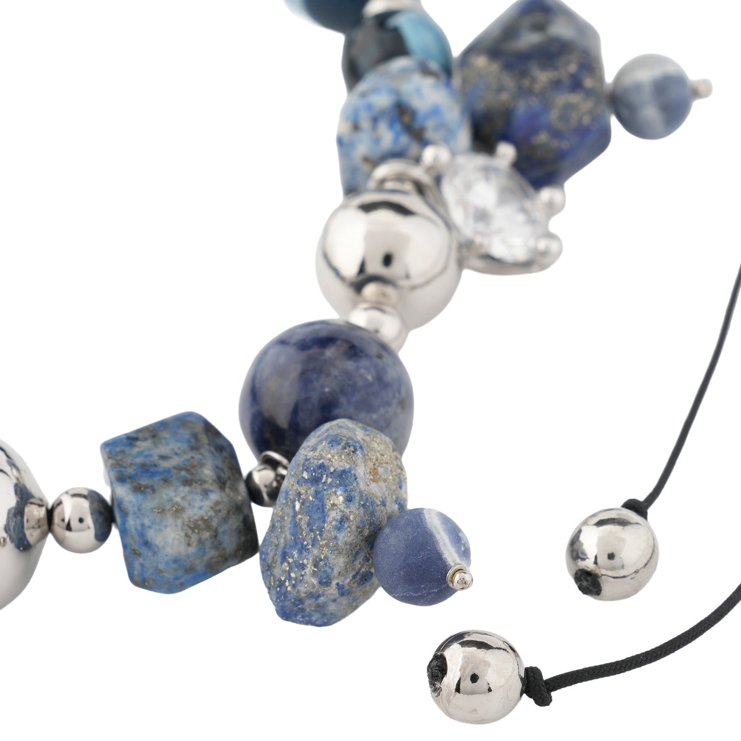 ASCOLTO NECKLACE / AZURE AGATE