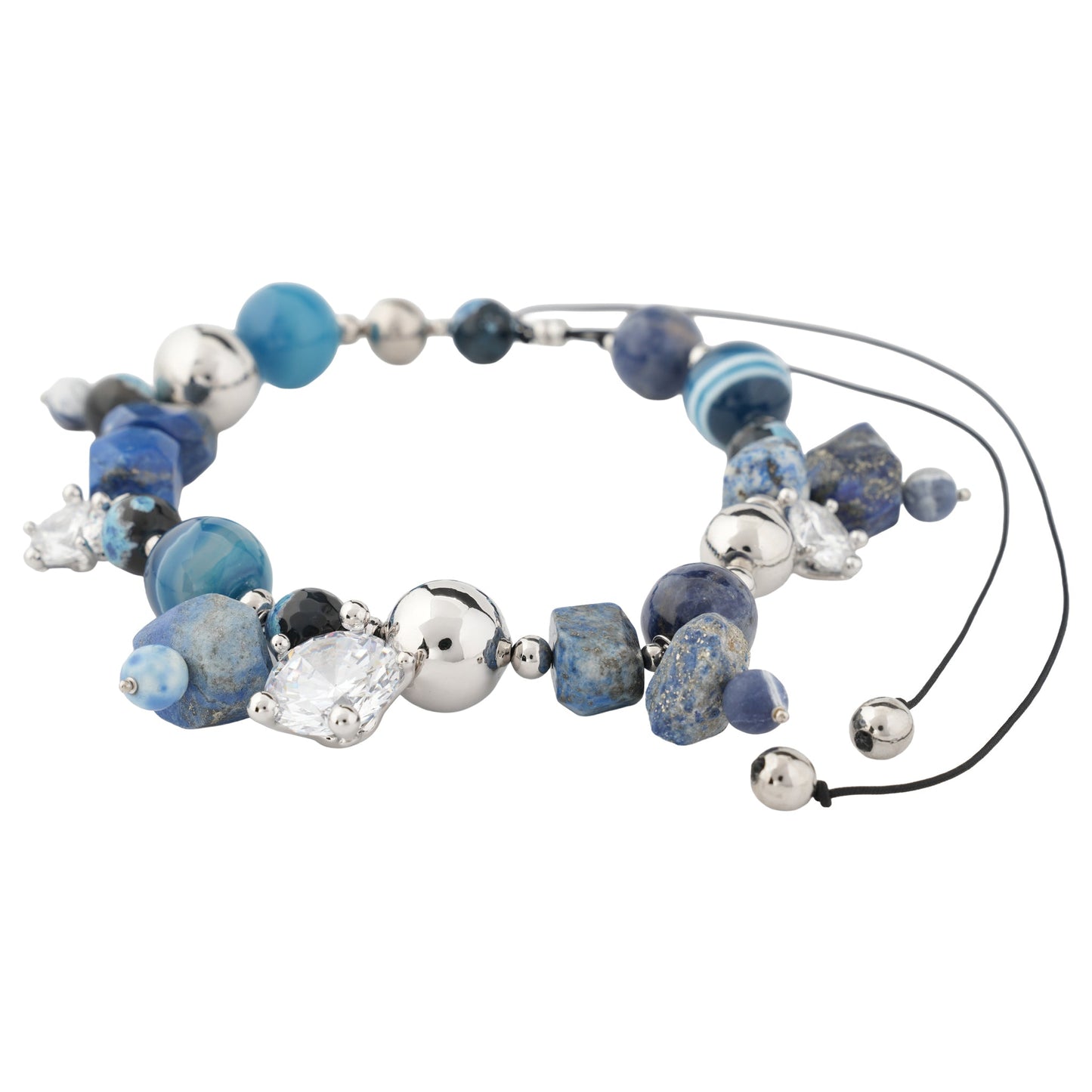 ASCOLTO NECKLACE / AZURE AGATE