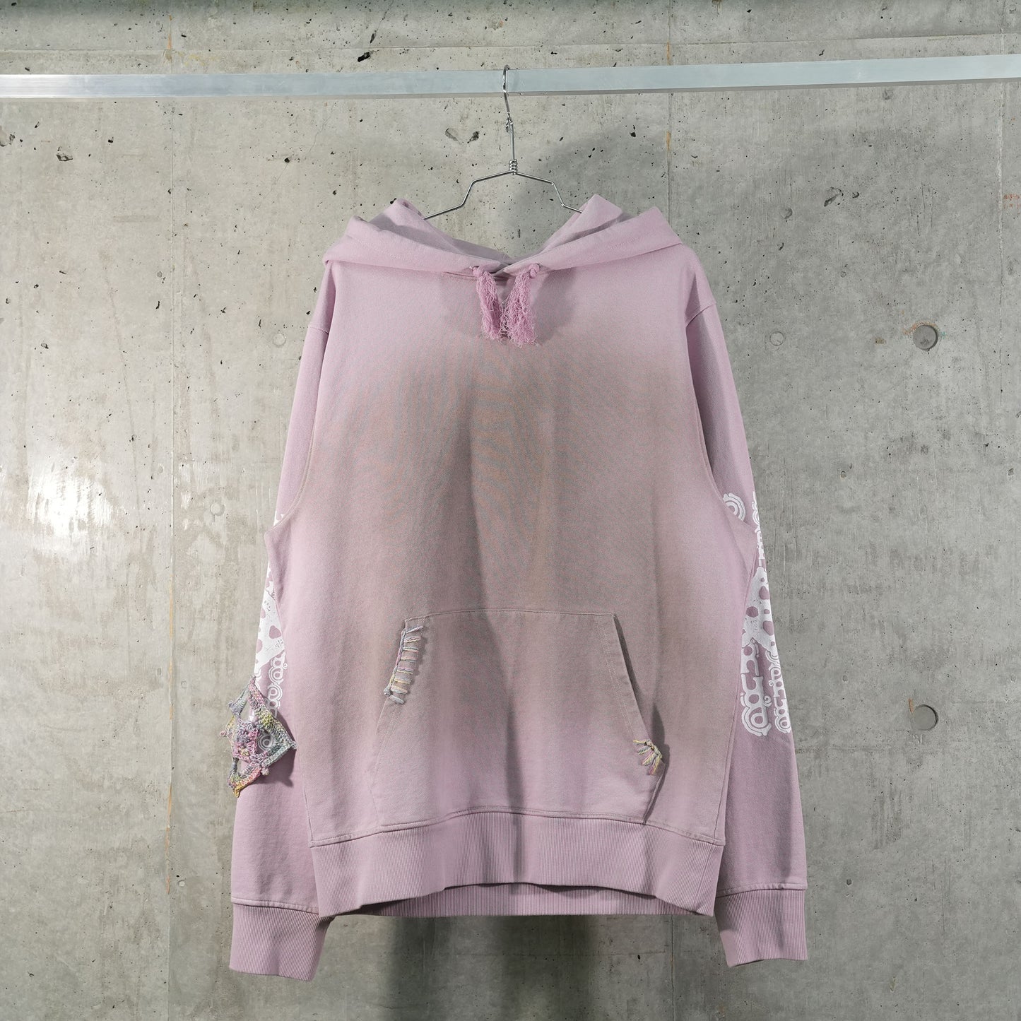 BLUSH HOODIE / BLUSH/BROWN