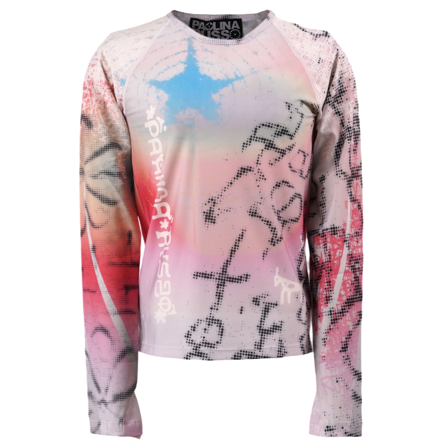 CANDY PRINTED LONGSLEEVE TOP / CANDY RAINBOW