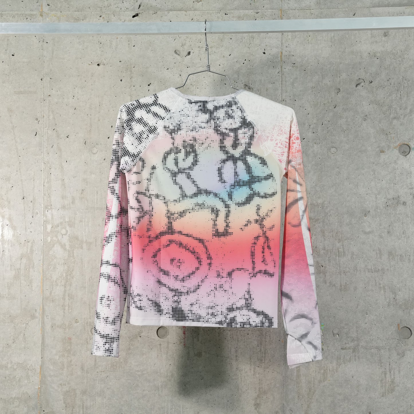 CANDY PRINTED LONGSLEEVE TOP / CANDY RAINBOW