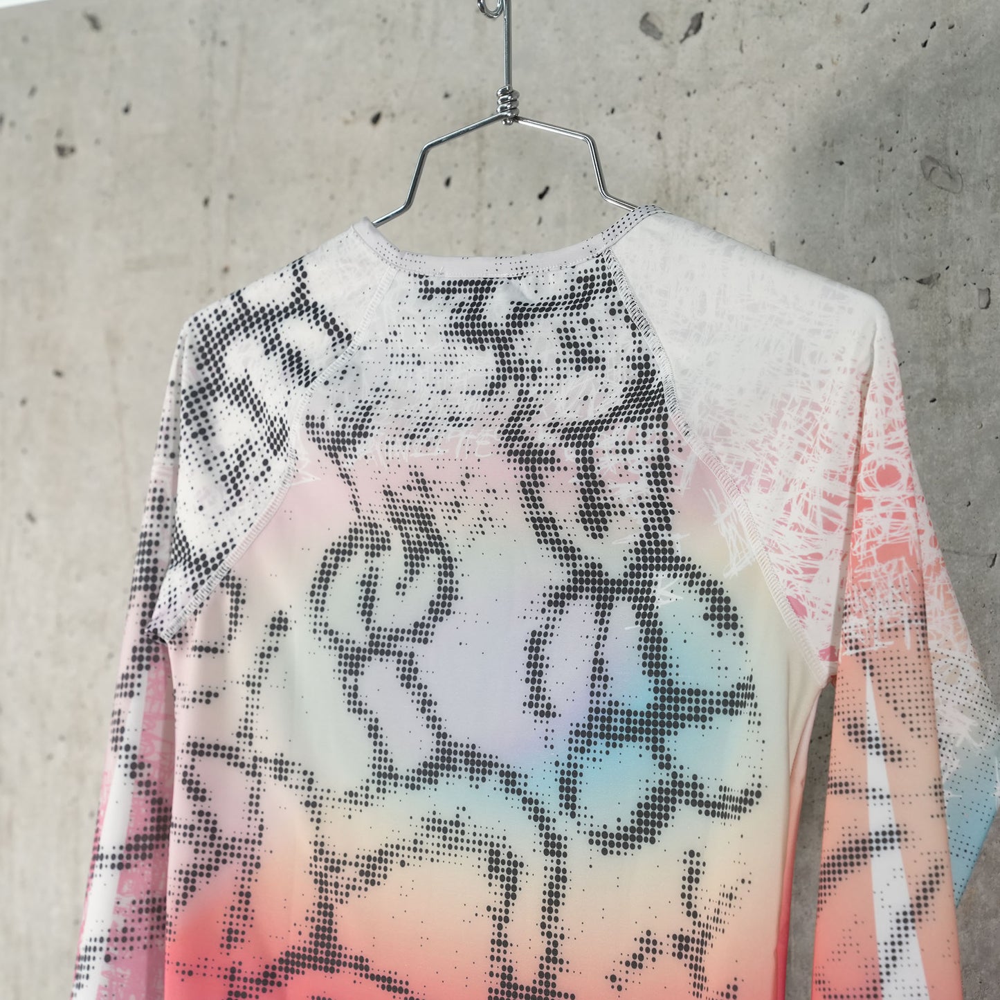 CANDY PRINTED LONGSLEEVE TOP / CANDY RAINBOW