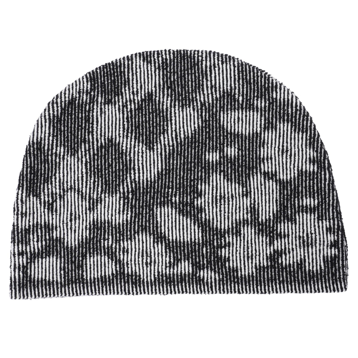 ILLUSION KNIT BEANIE / BLACK/WHITE