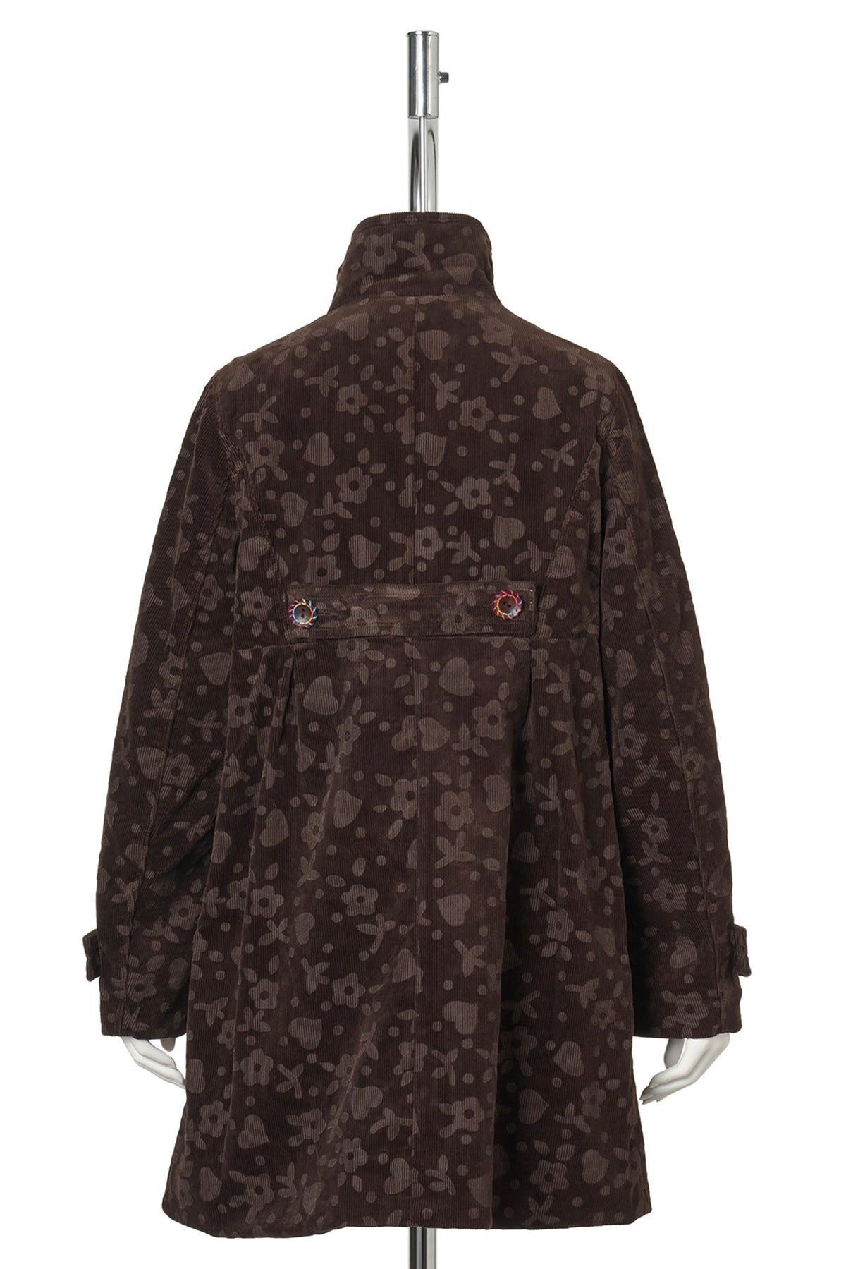 DOUBLE BREASTED PEACOAT / BROWN