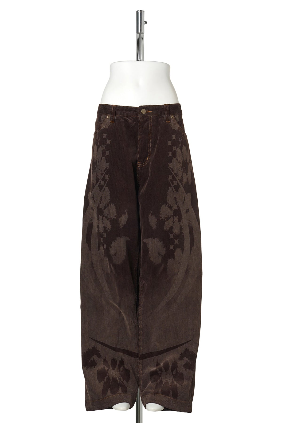 CORDUROY BAGGY TROUSERS / BROWN