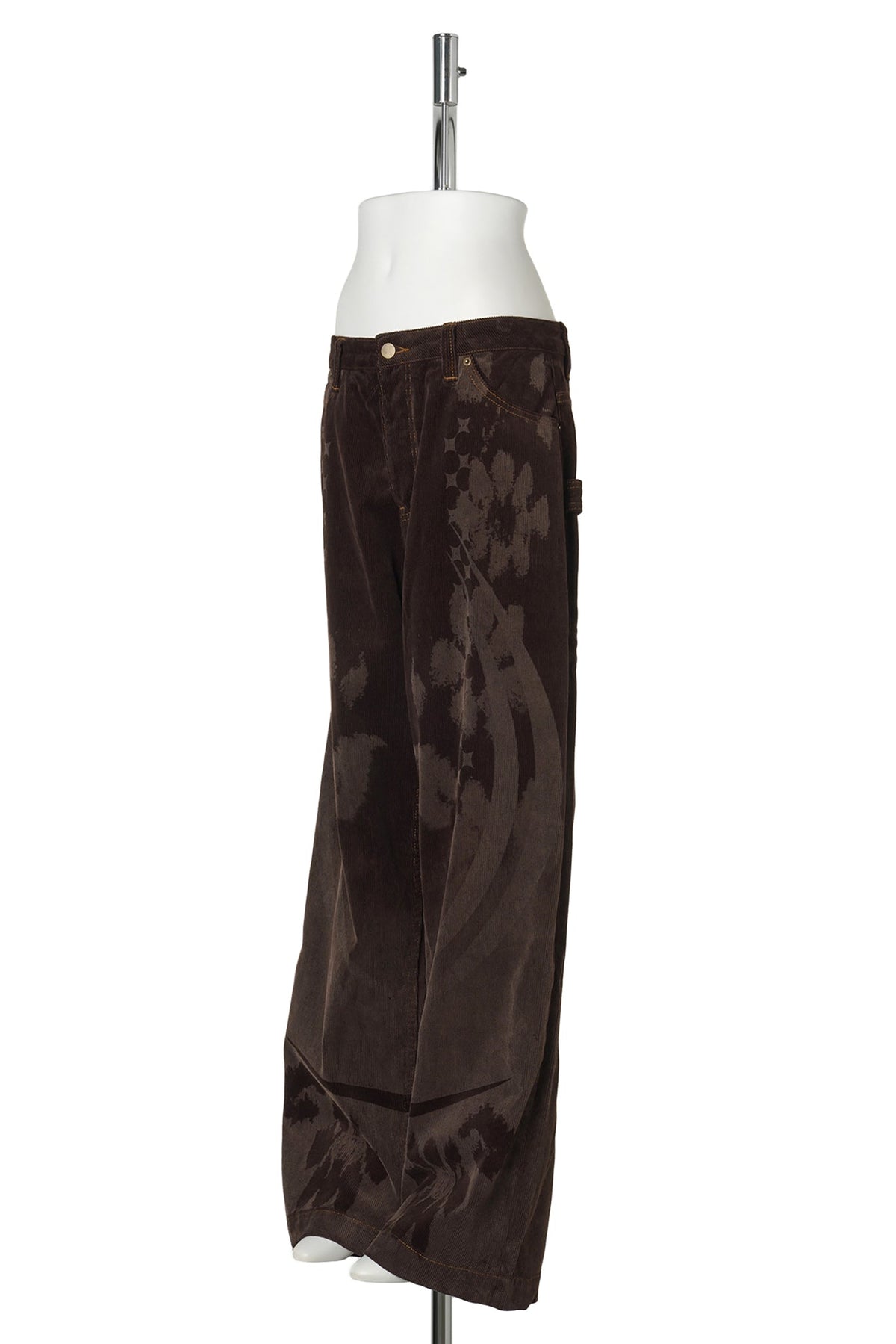 CORDUROY BAGGY TROUSERS / BROWN
