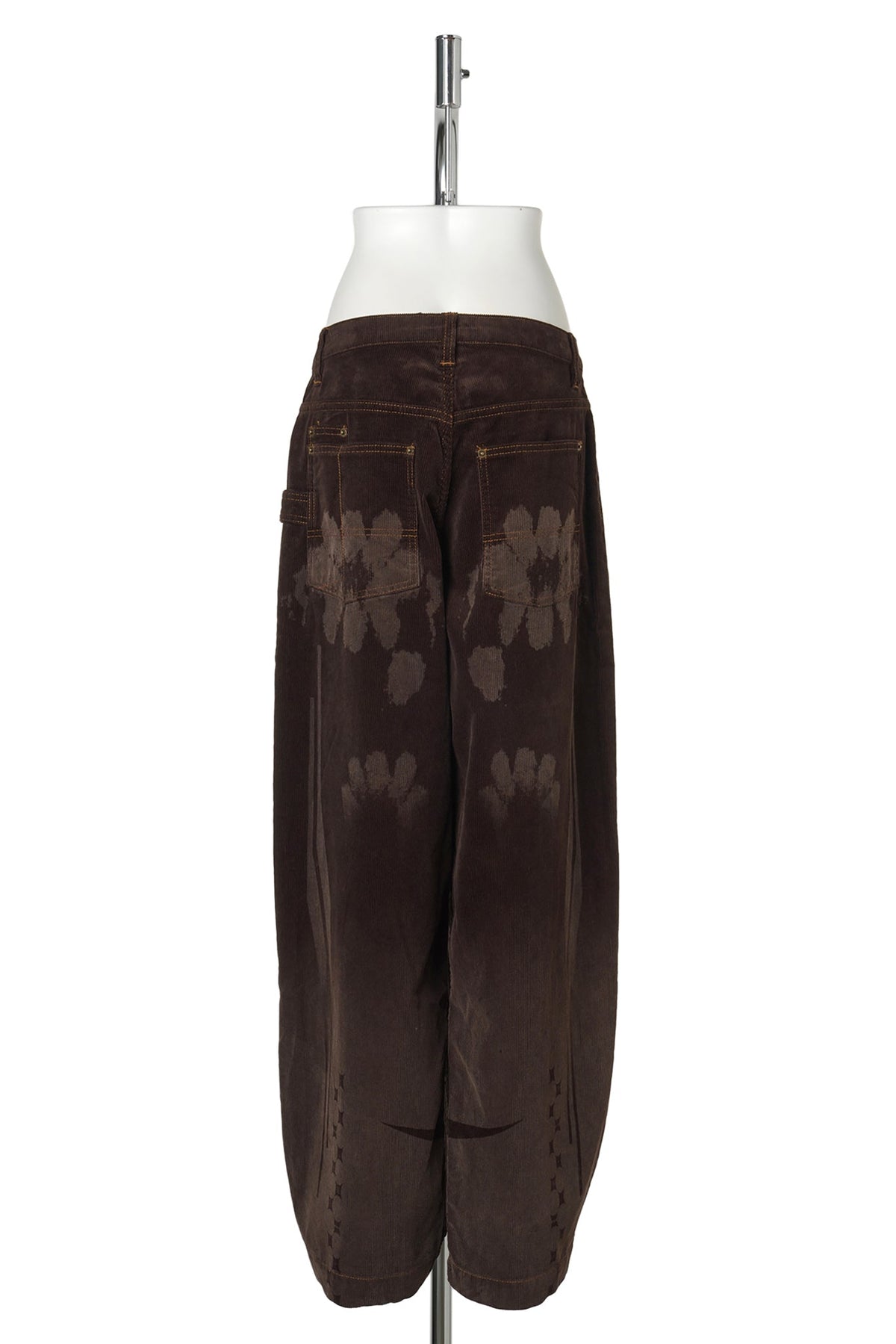 CORDUROY BAGGY TROUSERS / BROWN