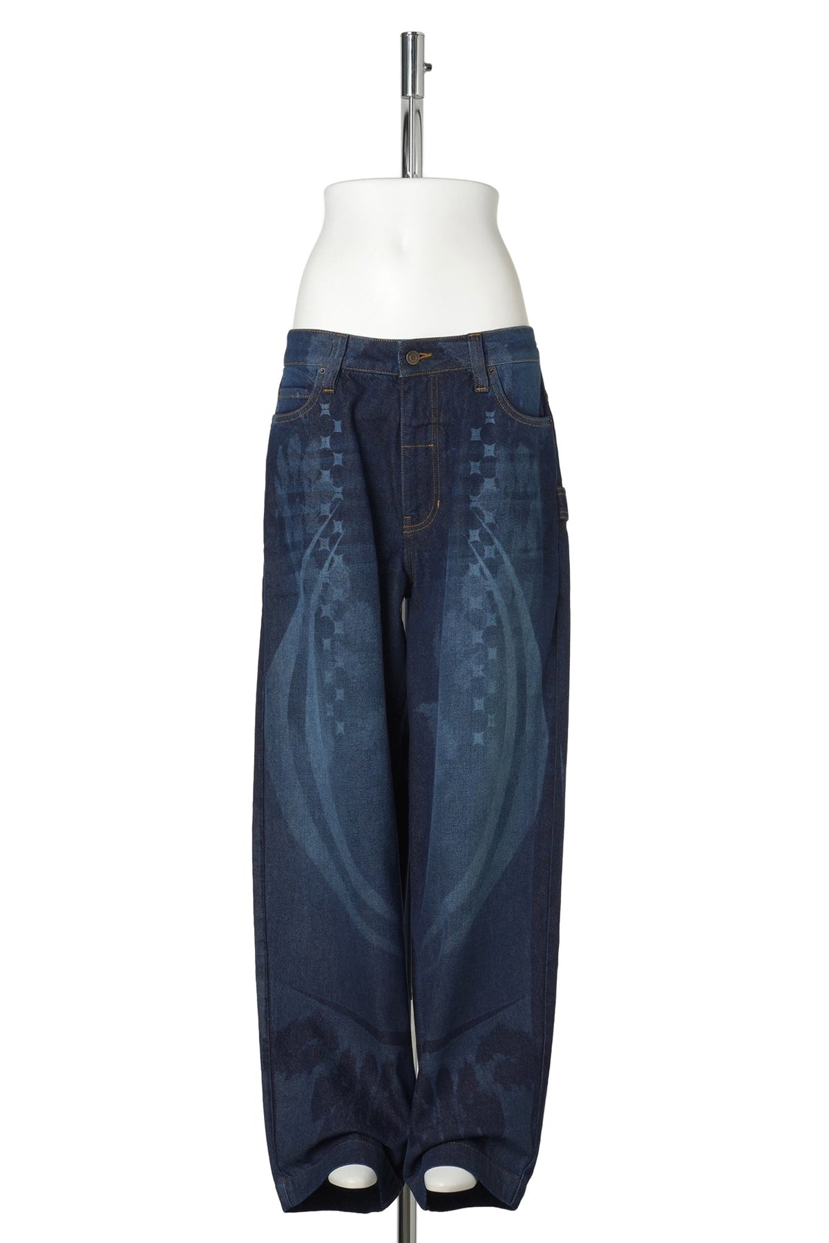 NAVY BLUE BAGGY TROUSERS / DARK BLUE