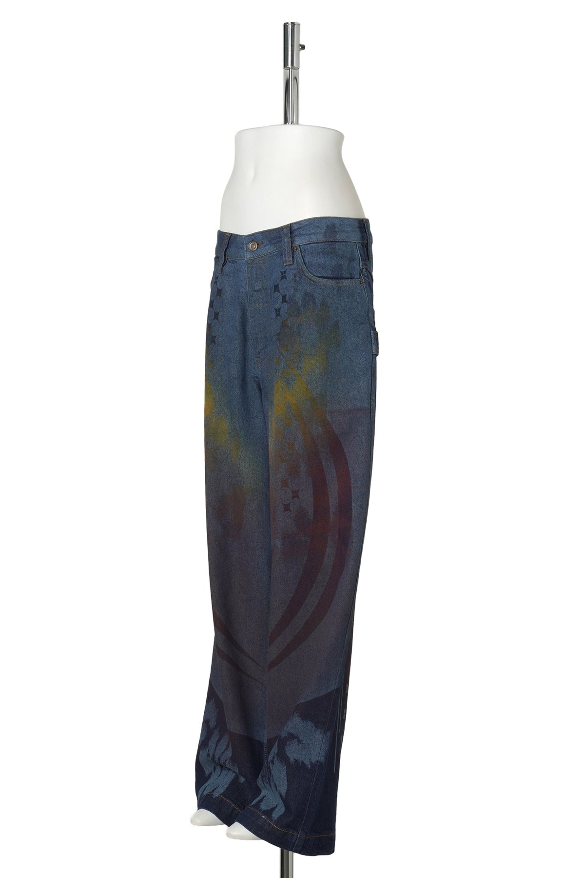 NAVY BLUE BAGGY TROUSERS / NAVY RAINBOW