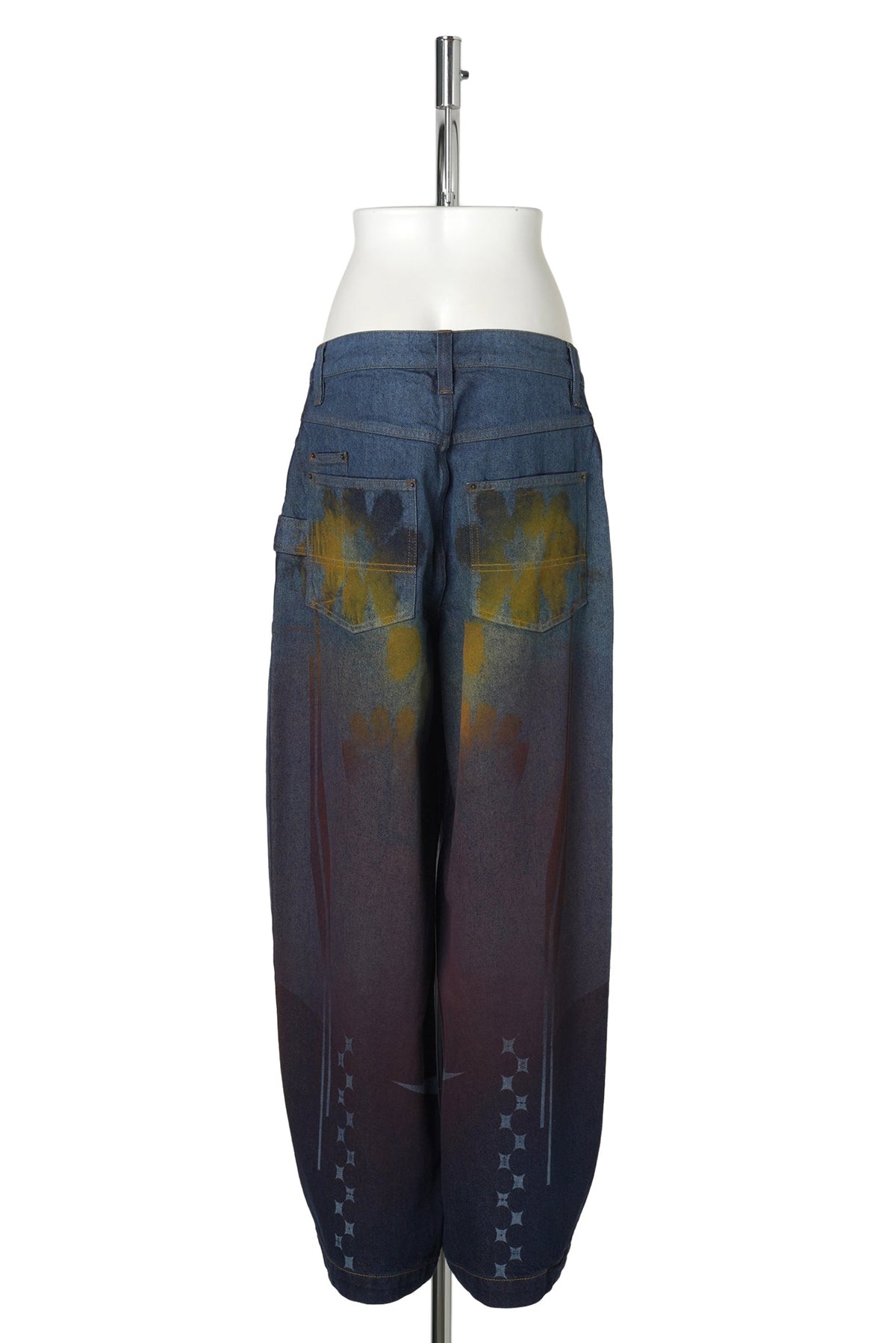NAVY BLUE BAGGY TROUSERS / NAVY RAINBOW