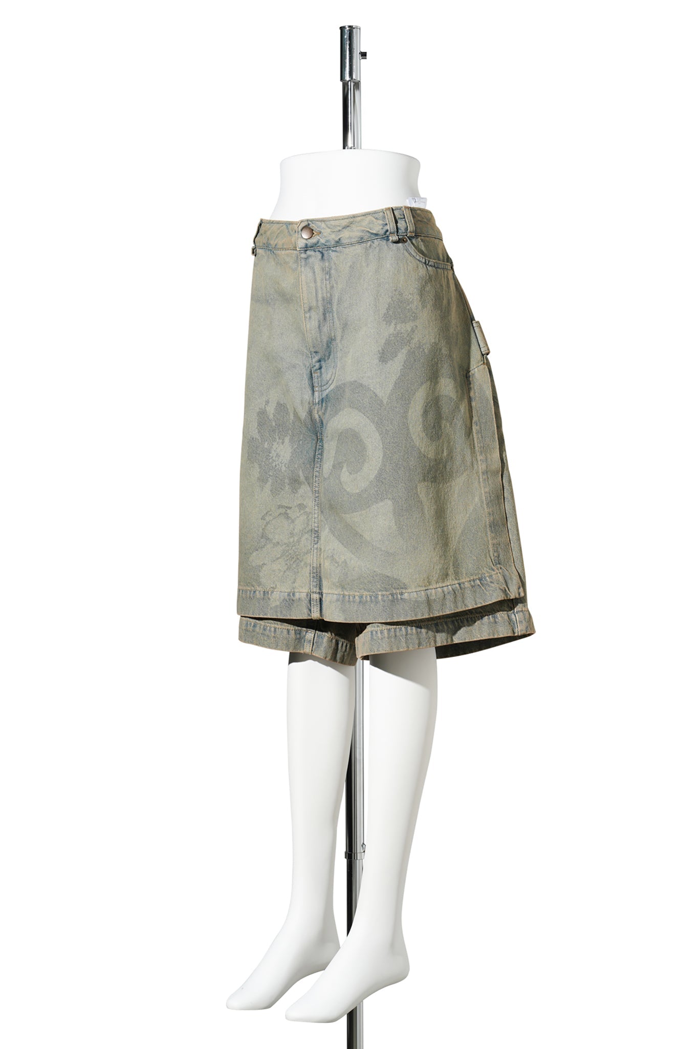 DENIM SKORT / SAND