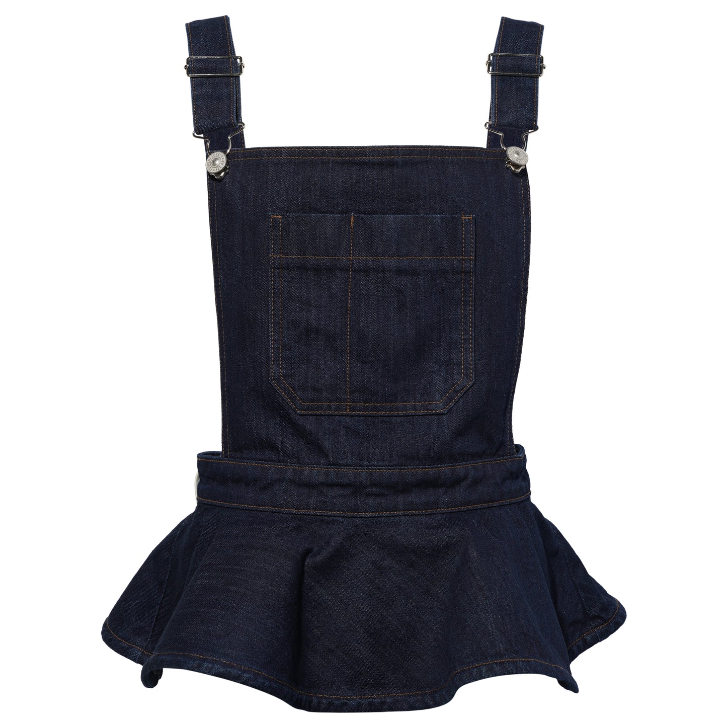 BLUE FLARED HEM OVERALL / BLUE