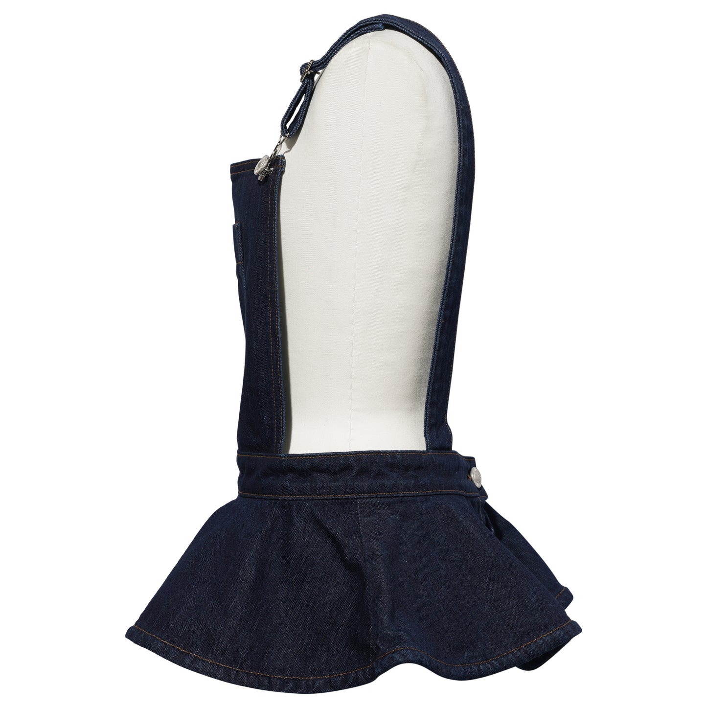 BLUE FLARED HEM OVERALL / BLUE