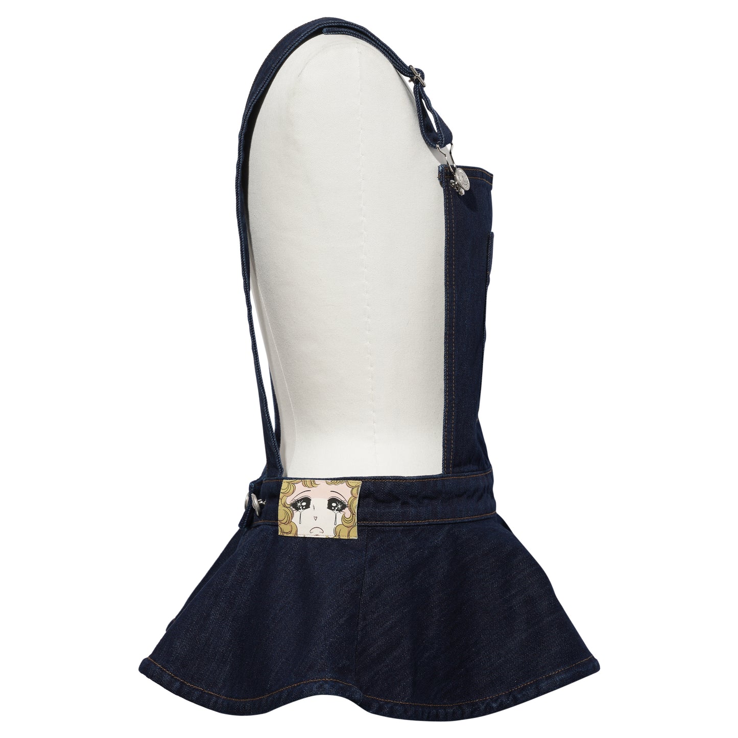 BLUE FLARED HEM OVERALL / BLUE