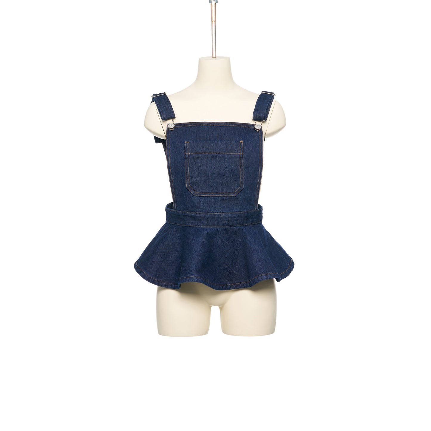 BLUE FLARED HEM OVERALL / BLUE