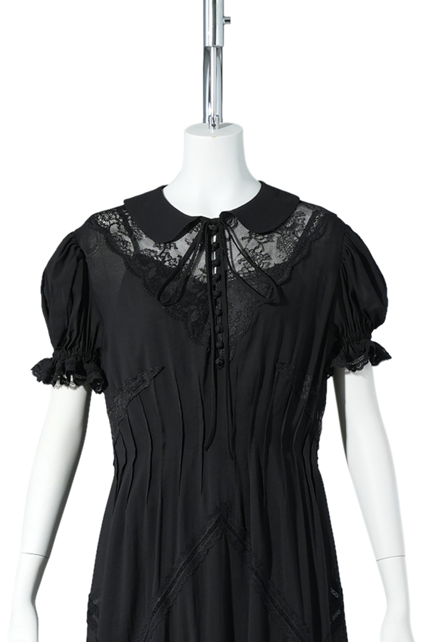 BLACK DIAMOND LACE DRESS / BLACK