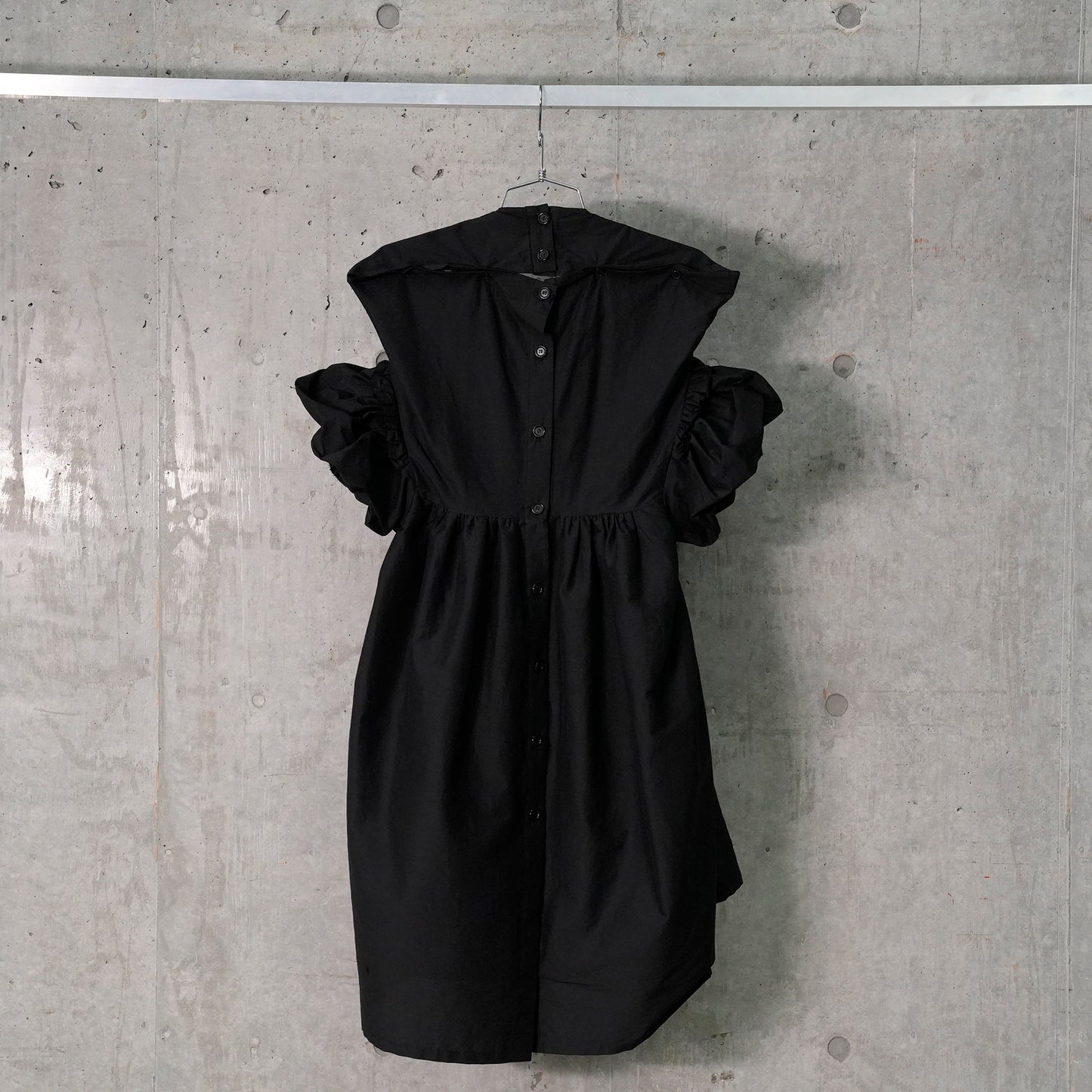 SQUARE MINI DRESS / BLACK