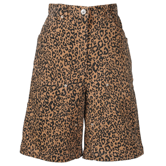 CARPENTER SHORTS / LEOPARD PRINT