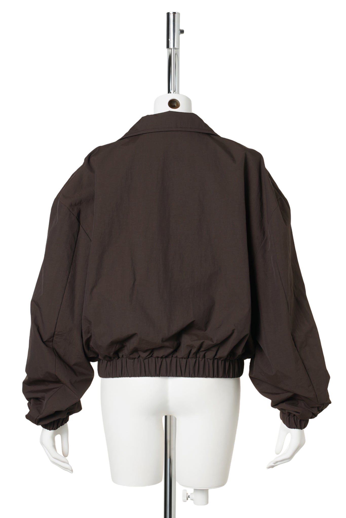 BROWN HYBRID WIND BREAKER JACKET / BROWN