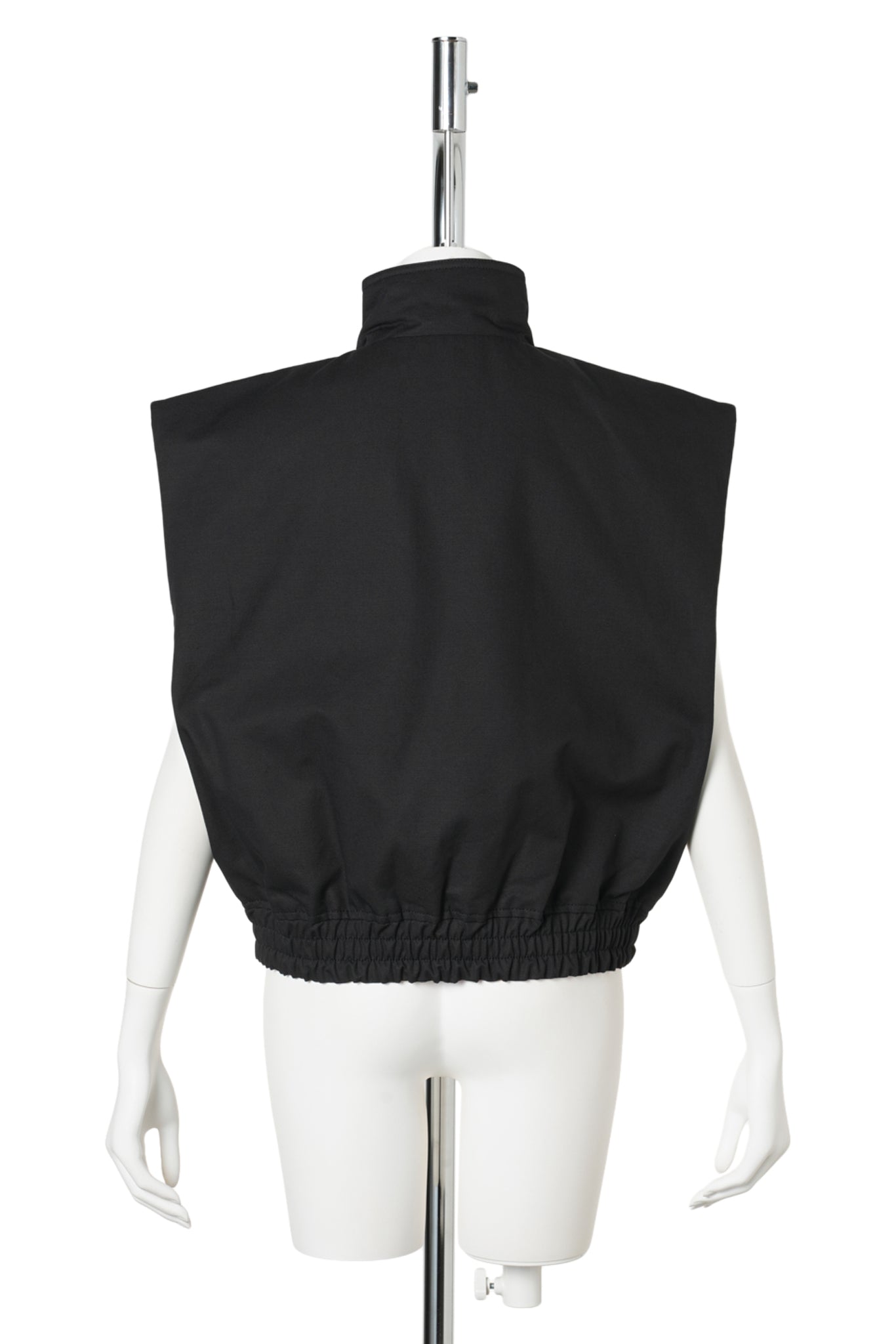 BLACK REVERSIBLE PADDED VEST / BLACK