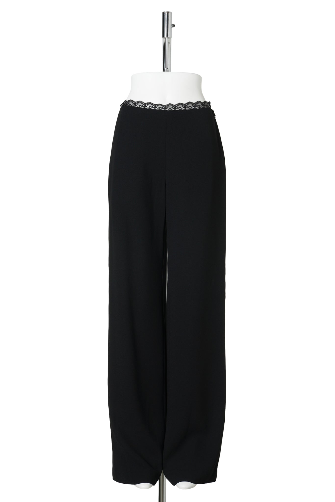 BLACK CHECK REVERSIBLE STRAIGHT PANTS / BLACK(CHECK)