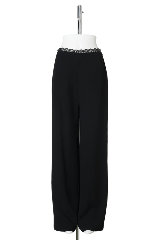 BLACK CHECK REVERSIBLE STRAIGHT PANTS / BLACK(CHECK)