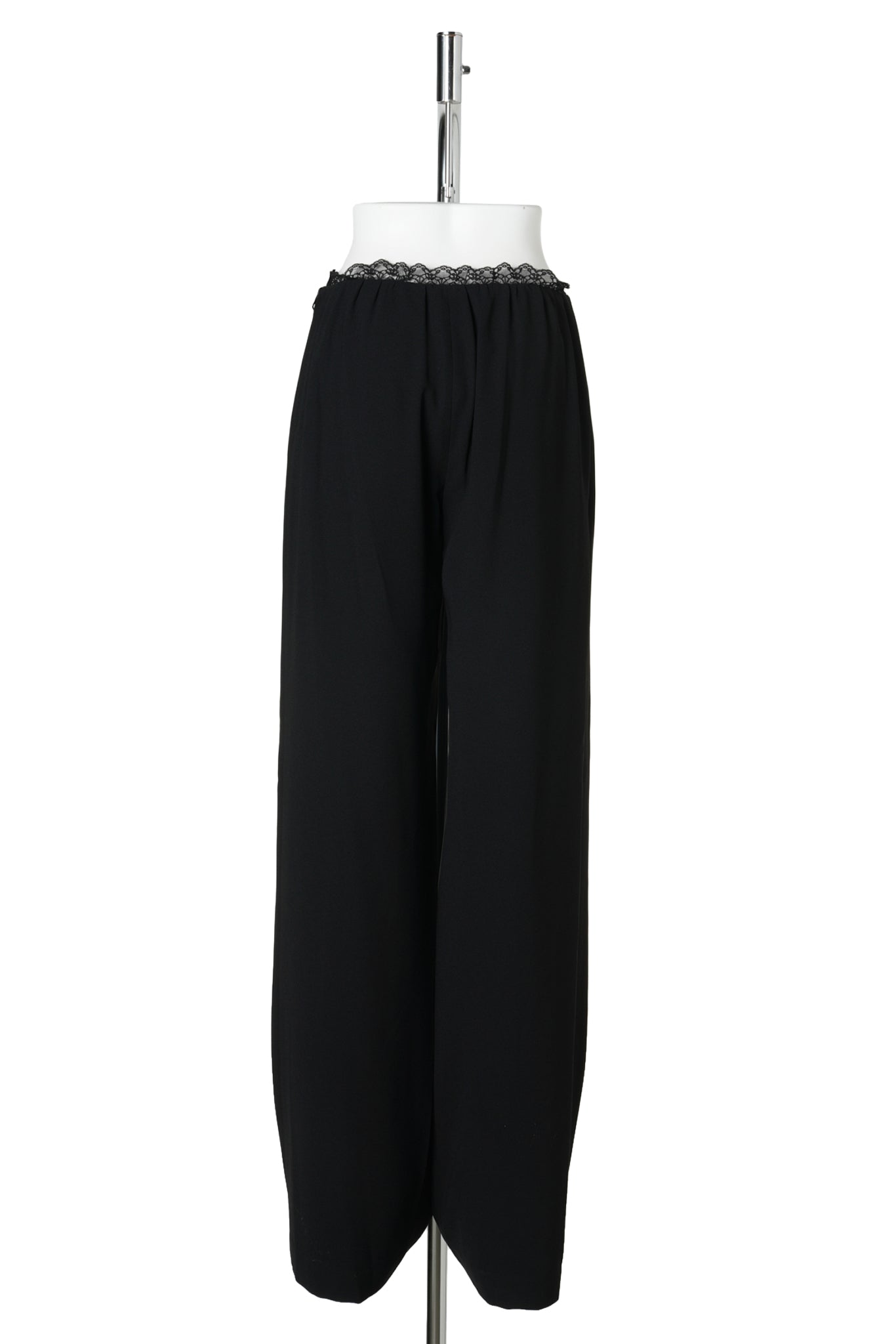 BLACK CHECK REVERSIBLE STRAIGHT PANTS / BLACK(CHECK)